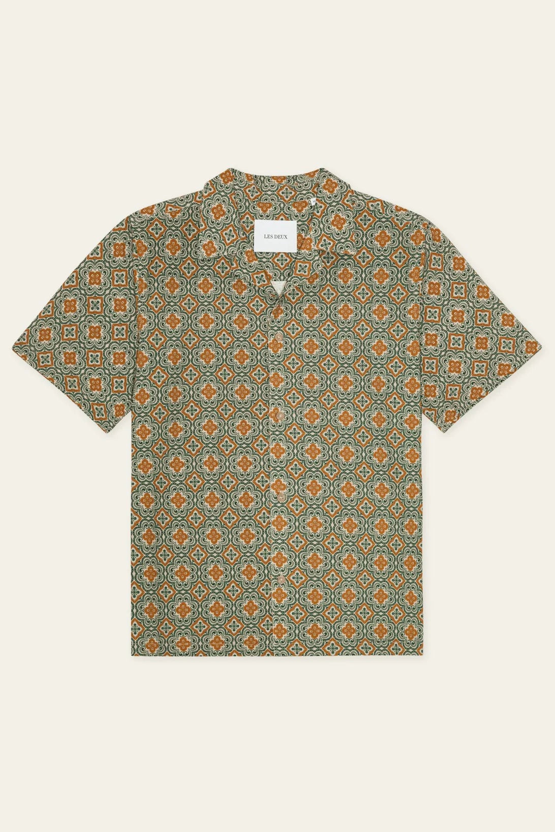 Lukas Arabesque Aop Ss Shirt Shirts Les Deux