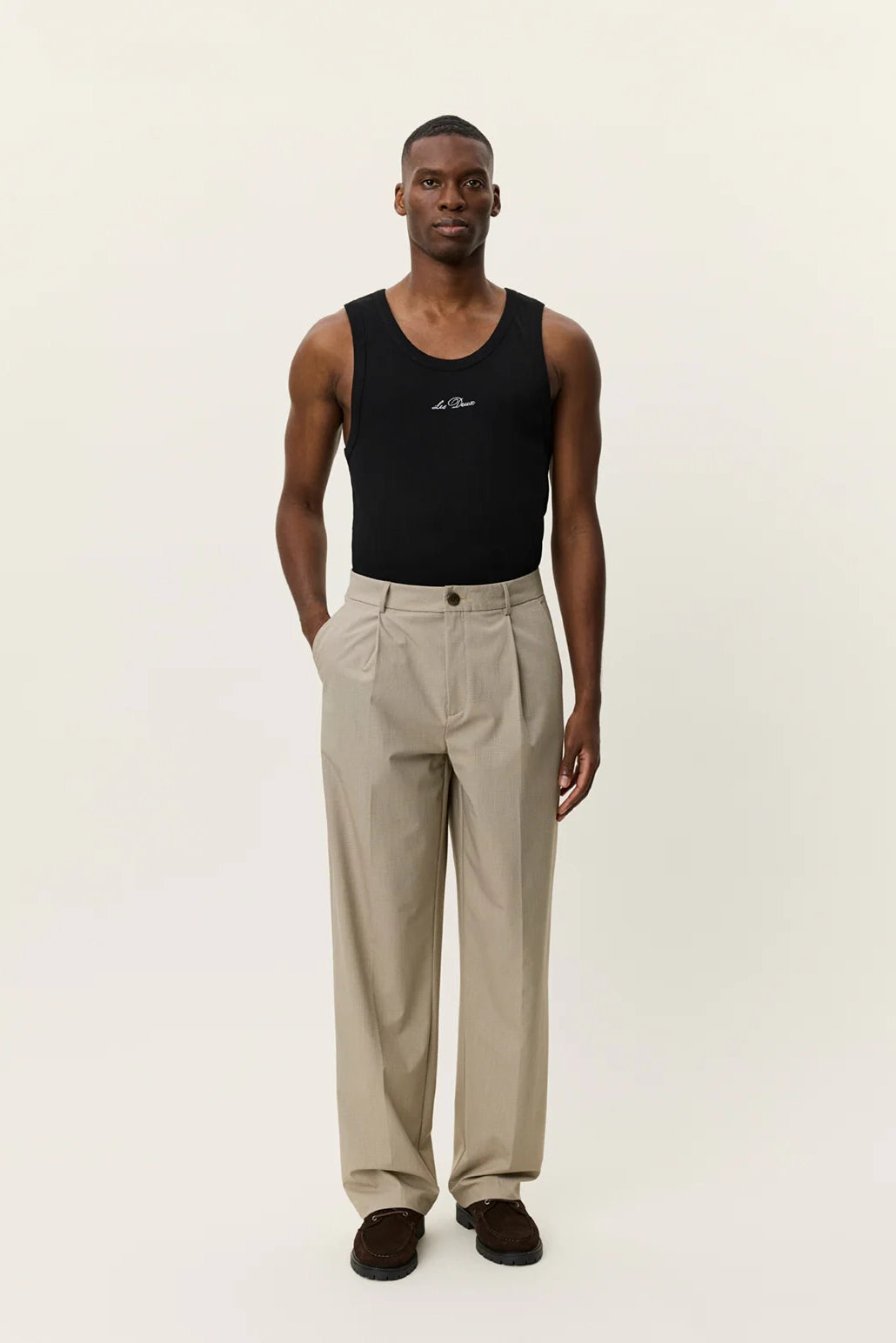 Reece Pleated Mini Check Pants Pants Les Deux