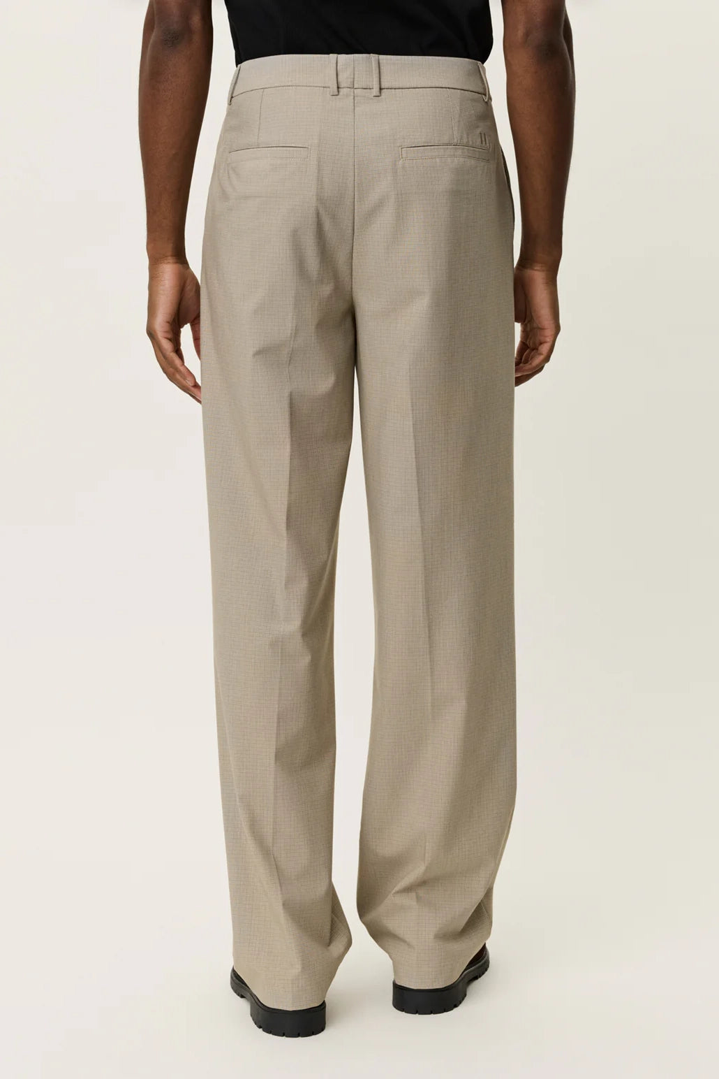Reece Pleated Mini Check Pants Pants Les Deux