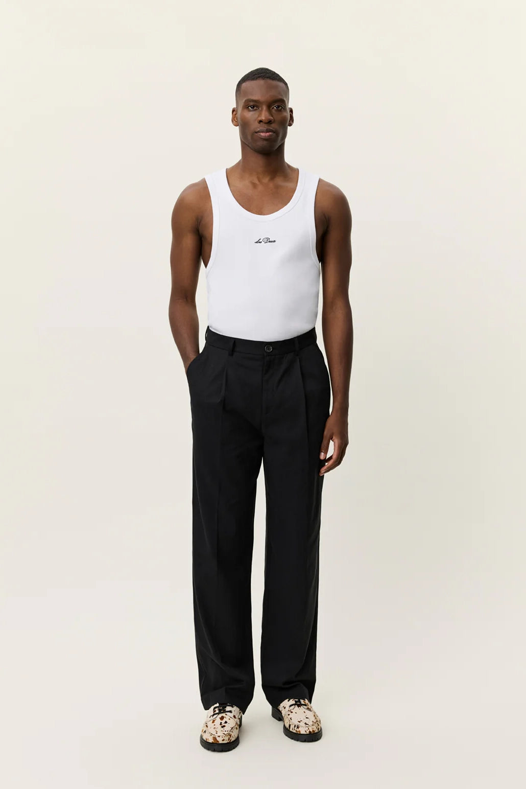 Reece Pleated Twill Suit Pants Pants Les Deux
