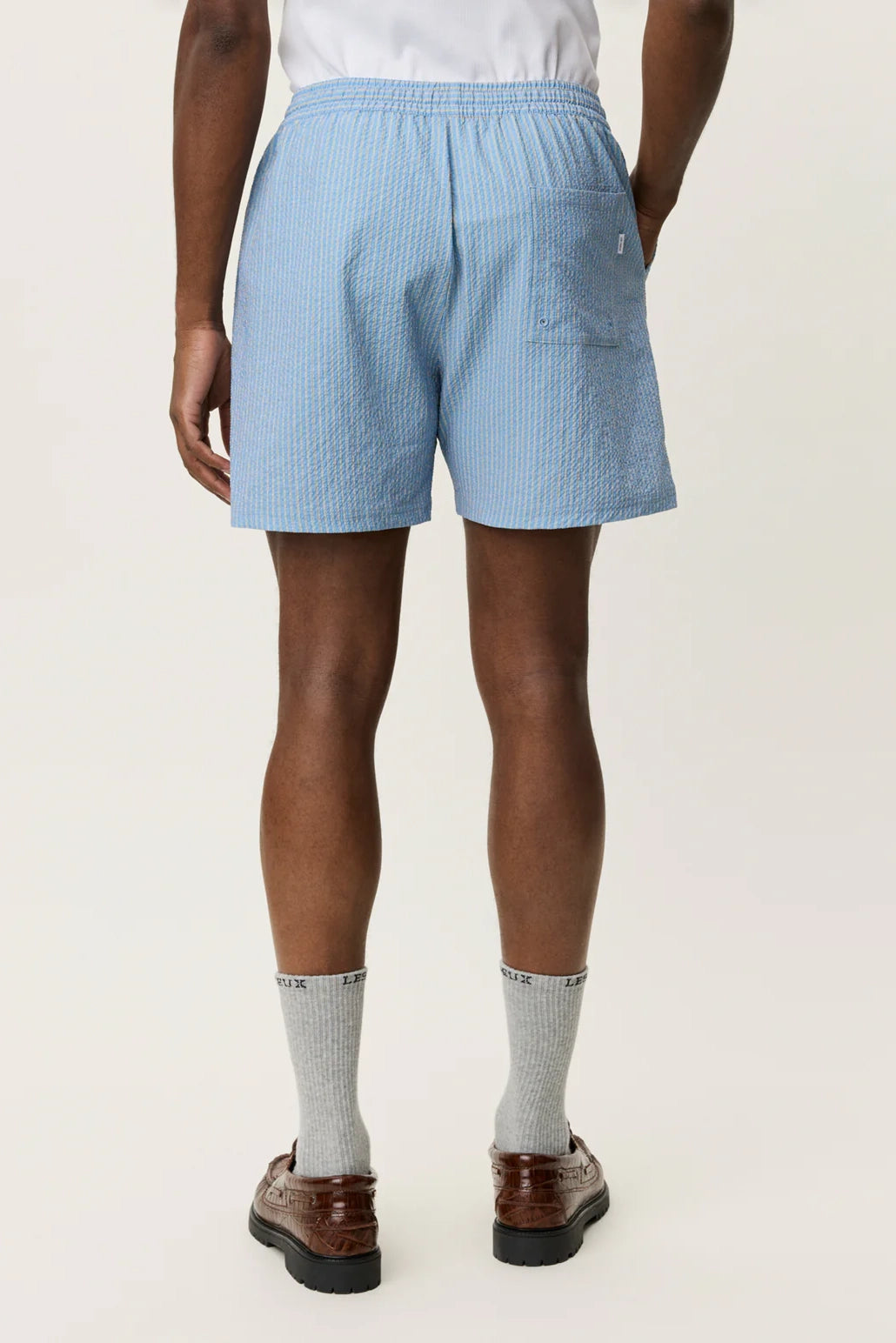 Stan Stripe Seersucker Swim Shorts Shorts Les Deux