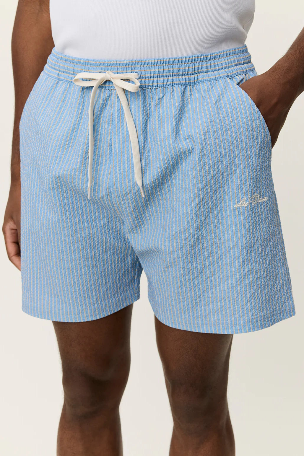 Stan Stripe Seersucker Swim Shorts Shorts Les Deux