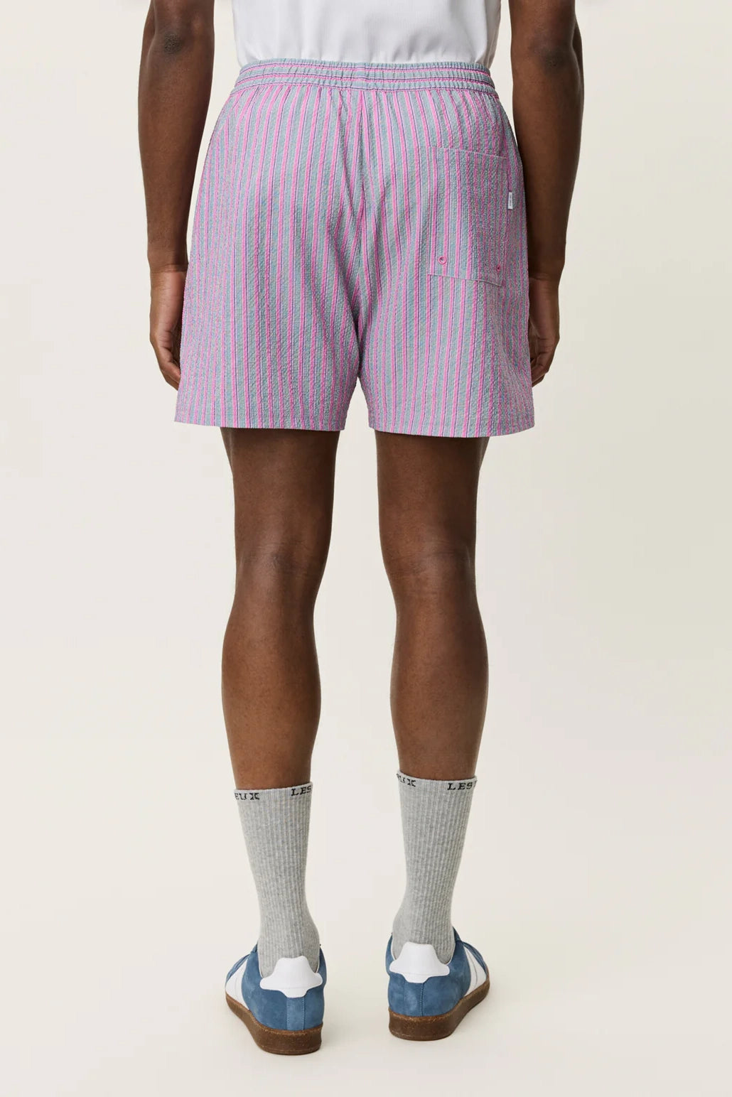Stan Stripe Seersucker Swim Shorts Shorts Les Deux