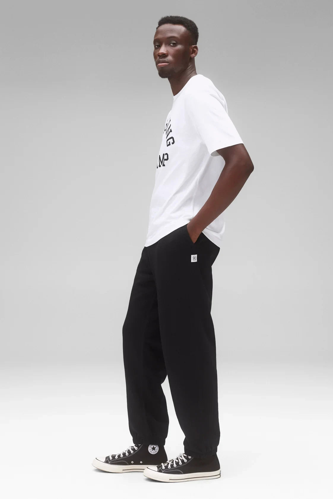 Lightweight Jersey Arch Logo Standard T-Shirt T-Shirts Reigning Champ
