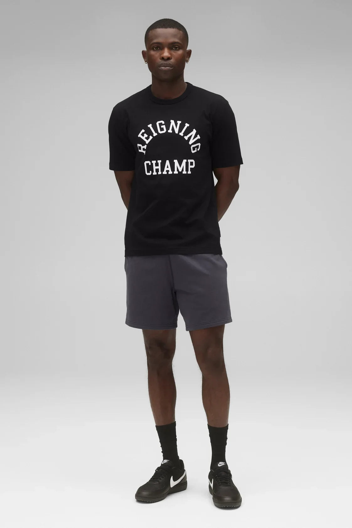 Lightweight Jersey Arch Logo Standard T-Shirt T-Shirts Reigning Champ