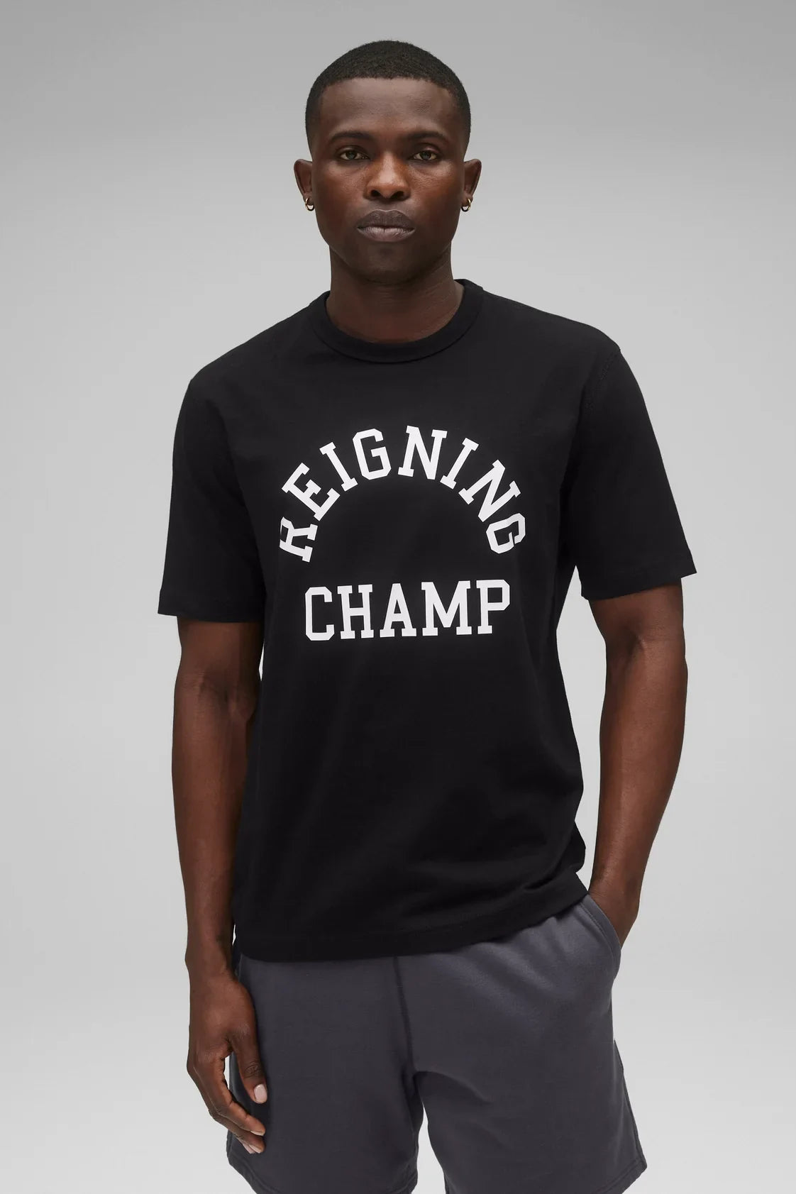 Lightweight Jersey Arch Logo Standard T-Shirt T-Shirts Reigning Champ