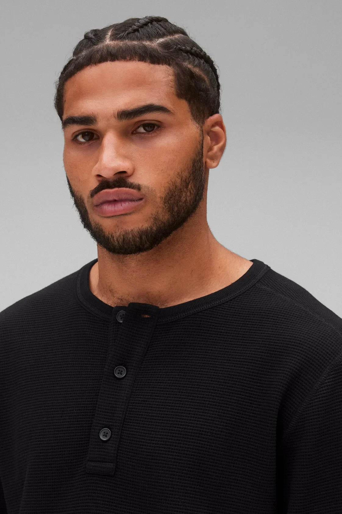 Lightweight Waffle Standard Henley T-Shirts Reigning Champ
