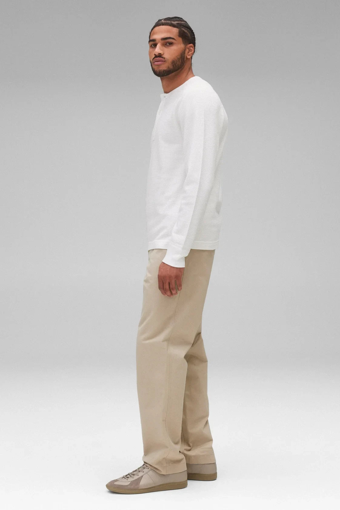 Lightweight Waffle Standard Henley T-Shirts Reigning Champ