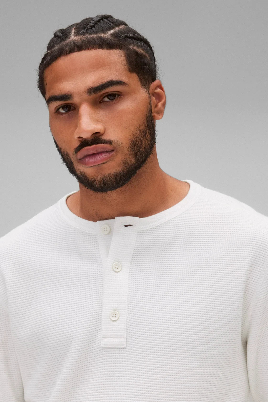 Lightweight Waffle Standard Henley T-Shirts Reigning Champ