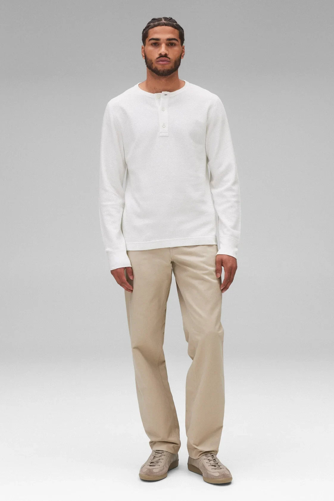 Lightweight Waffle Standard Henley T-Shirts Reigning Champ