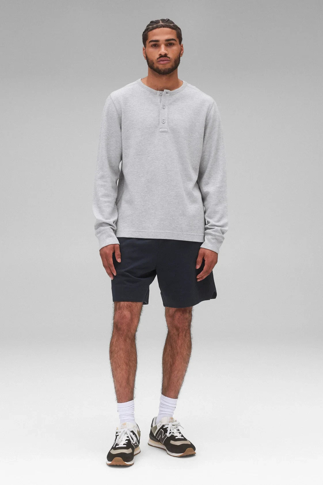 Lightweight Waffle Standard Henley T-Shirts Reigning Champ