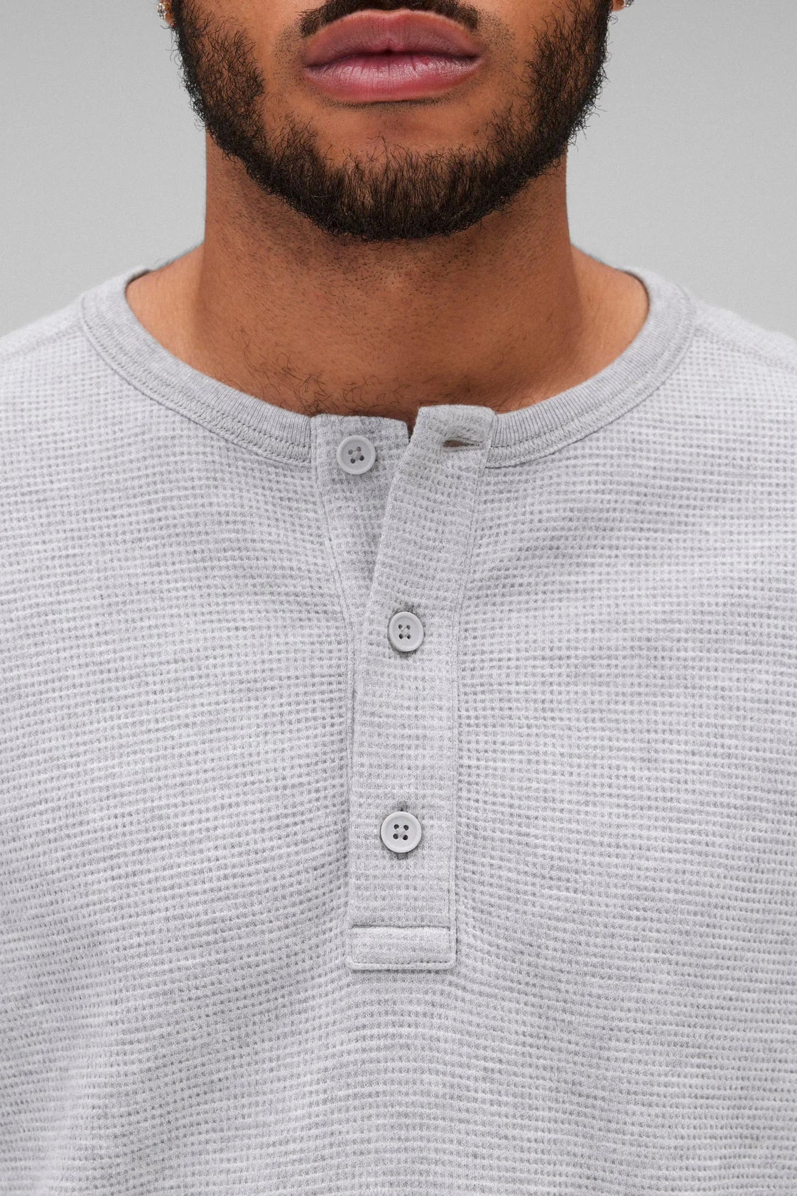 Lightweight Waffle Standard Henley T-Shirts Reigning Champ