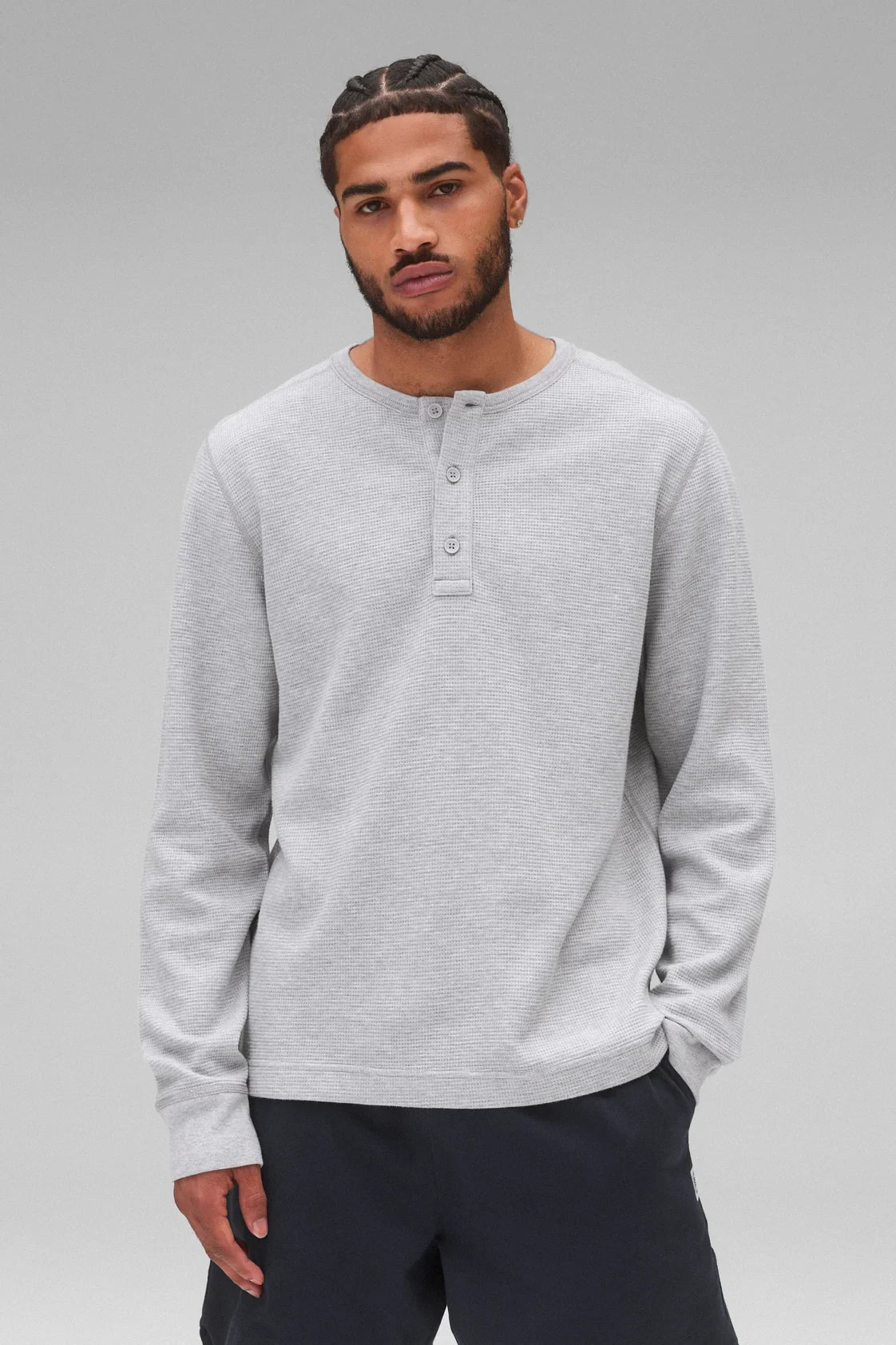 Lightweight Waffle Standard Henley T-Shirts Reigning Champ