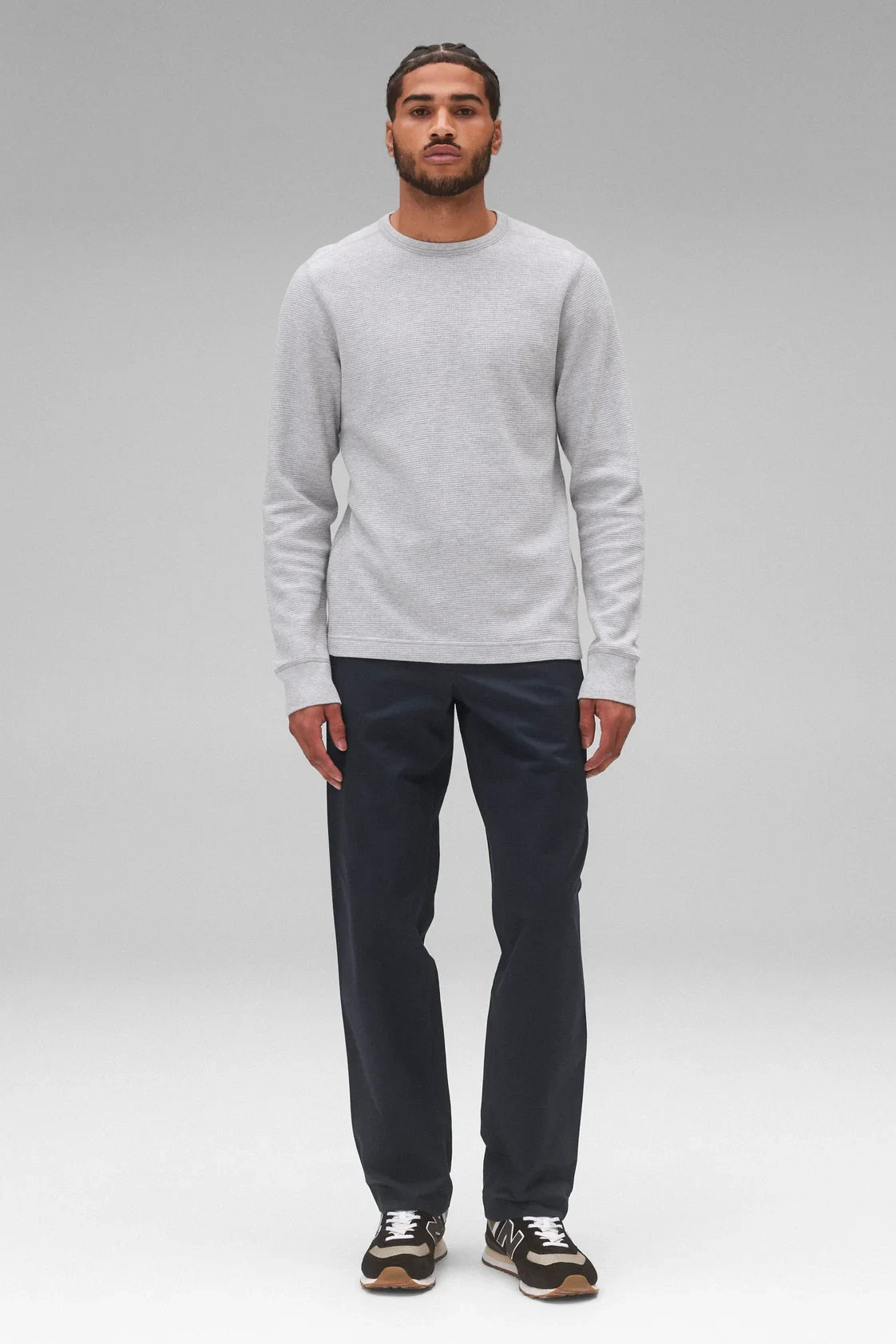 Lightweight Waffle Standard Long Sleeve T-Shirts Reigning Champ