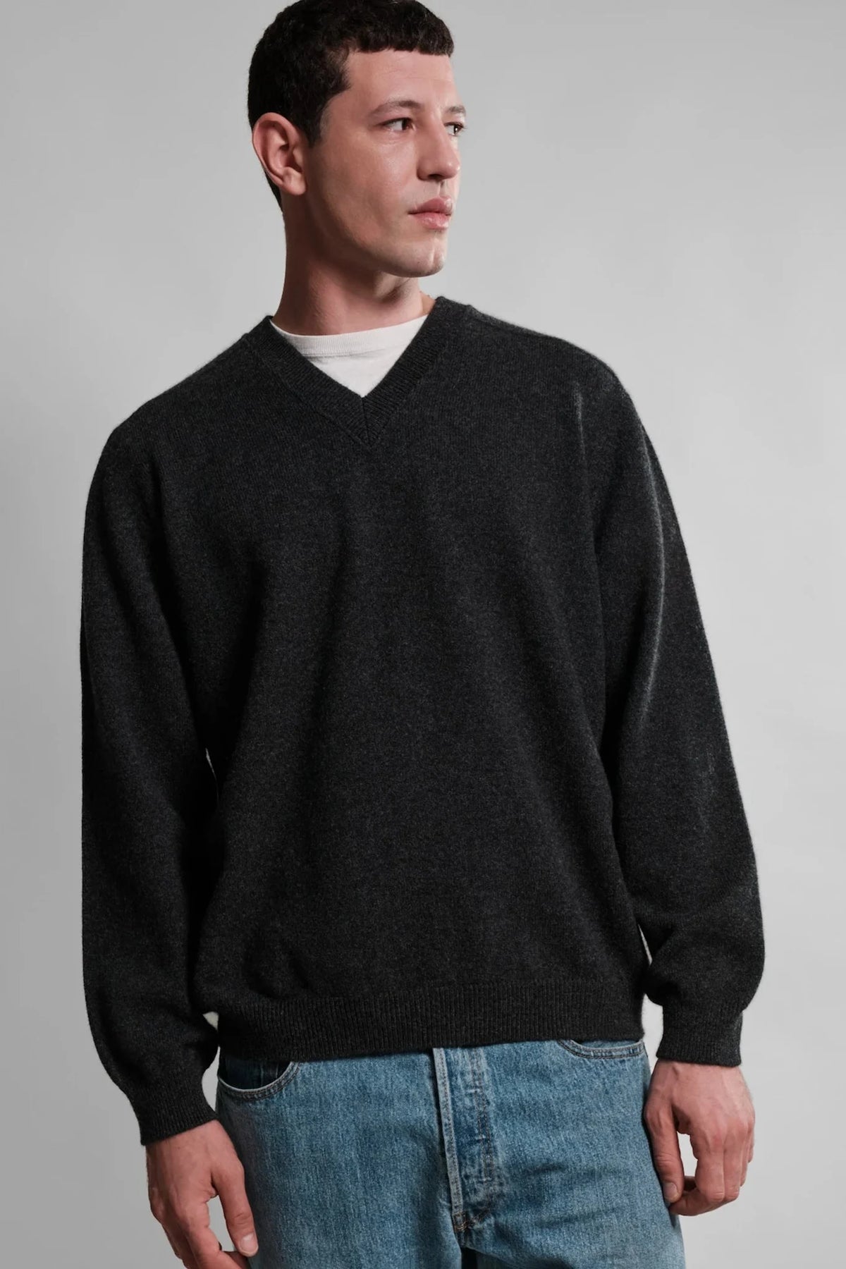 Armen V-Neck Jumper Sweaters Nitto Knitwear