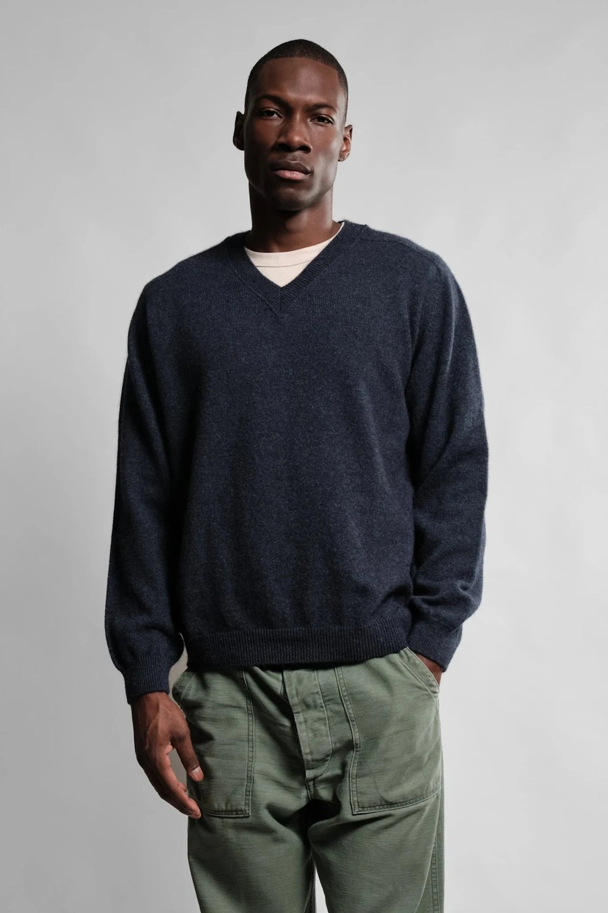 Armen V-Neck Jumper Sweaters Nitto Knitwear