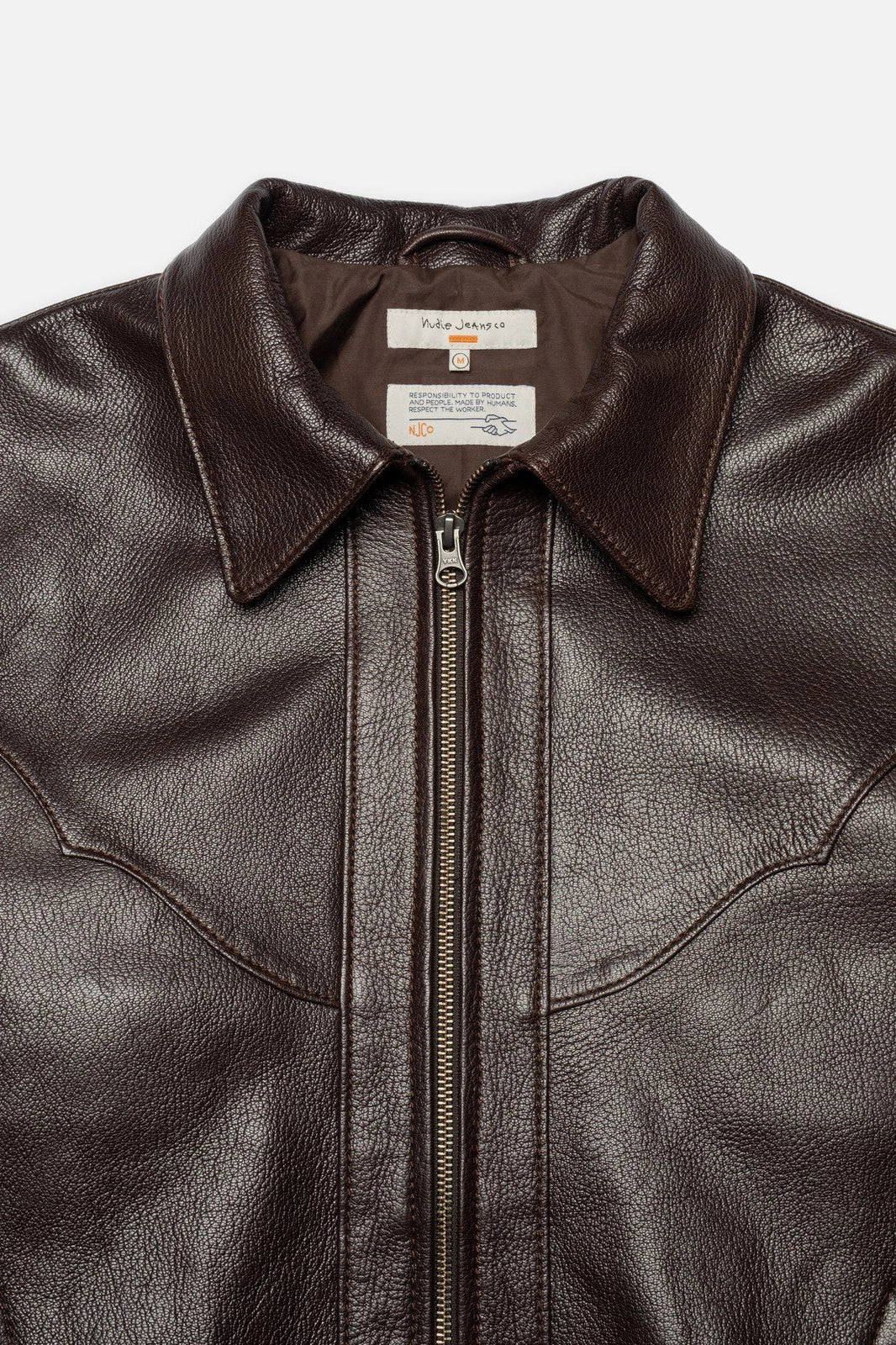 Joppe Western Leather Jacket Jackets Nudie Jeans