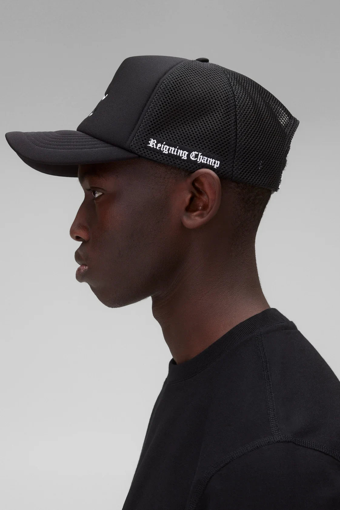 Old English Trucker Cap Hats Reigning Champ