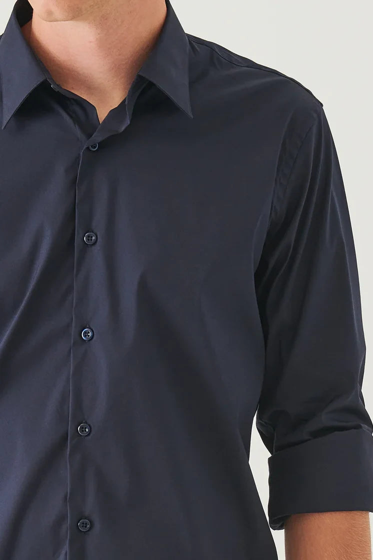 Cotton Stretch Darted Shirt Shirts Patrick Assaraf