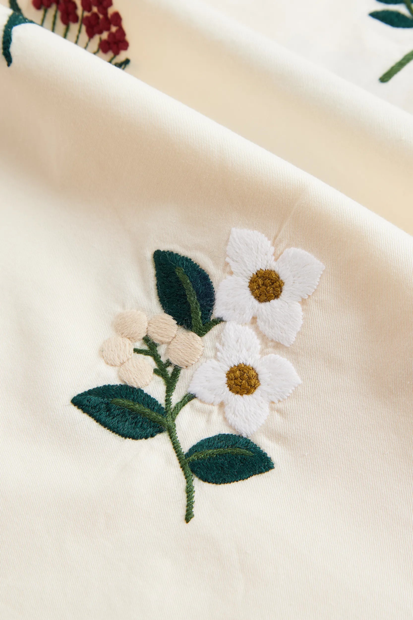 Embroidered Flowers Shirt Shirts Portuguese Flannel