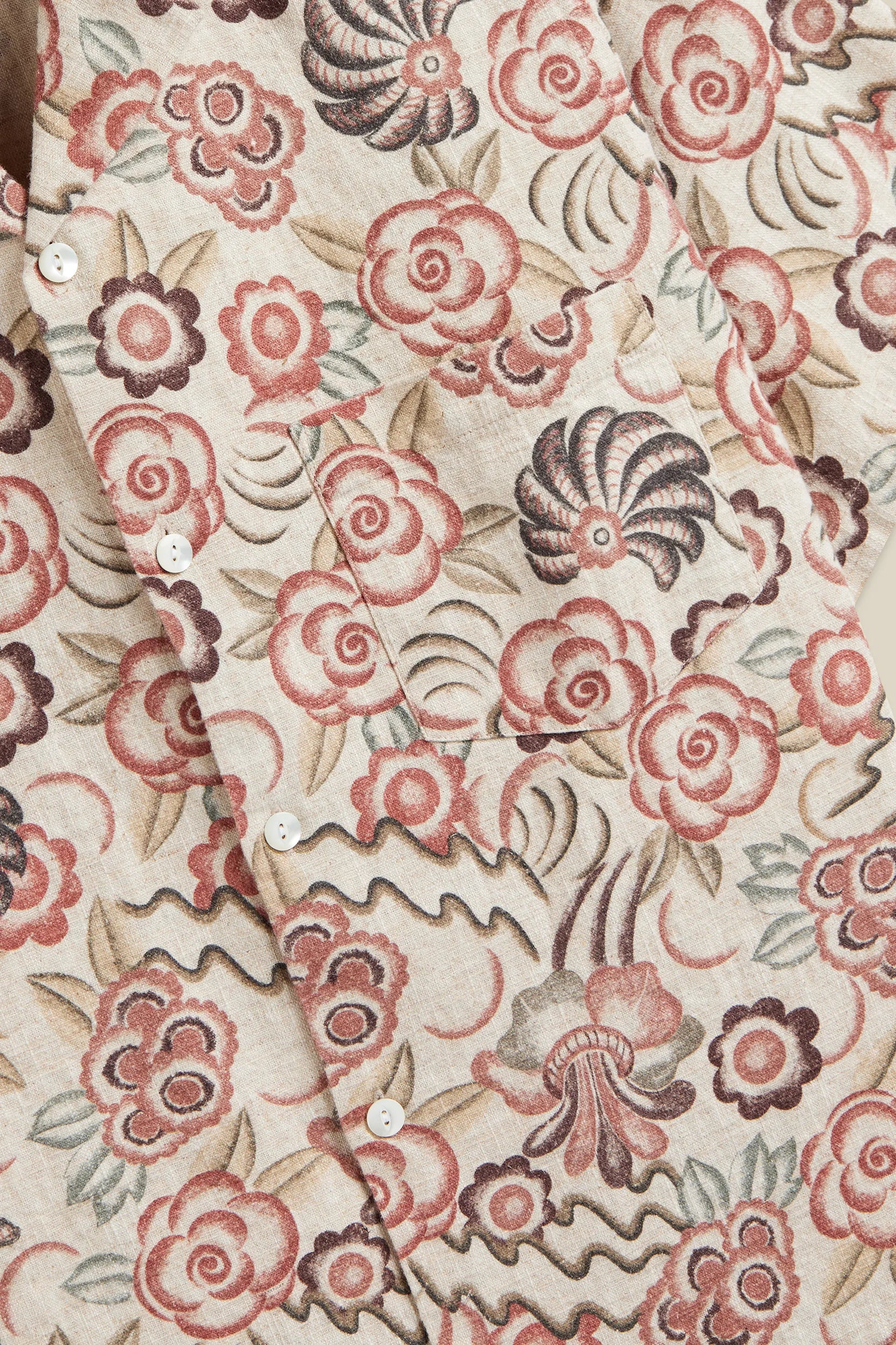 Flowers Paint Shirt Shirts Portuguese Flannel