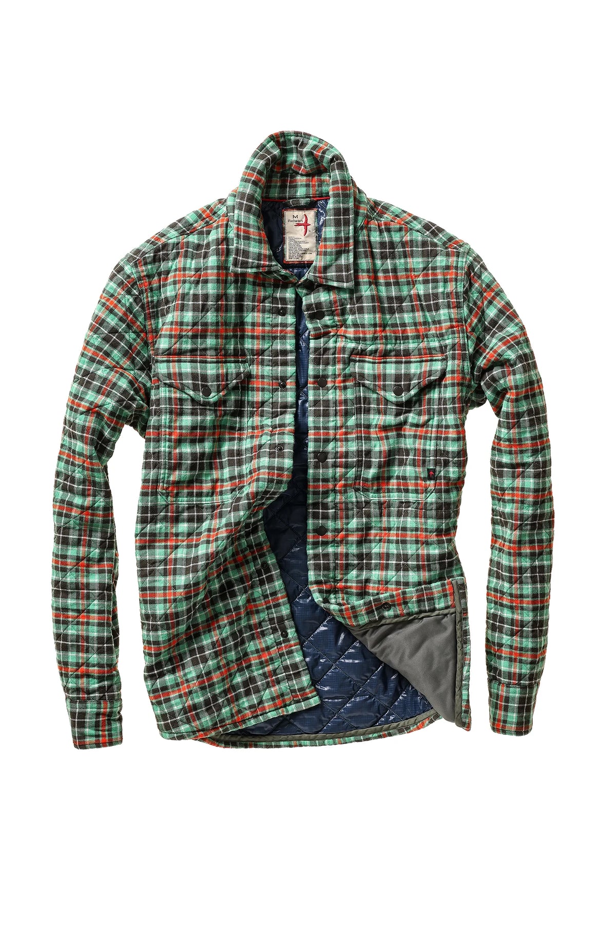 Quilted Flannel Shirtjacket Jackets Relwen
