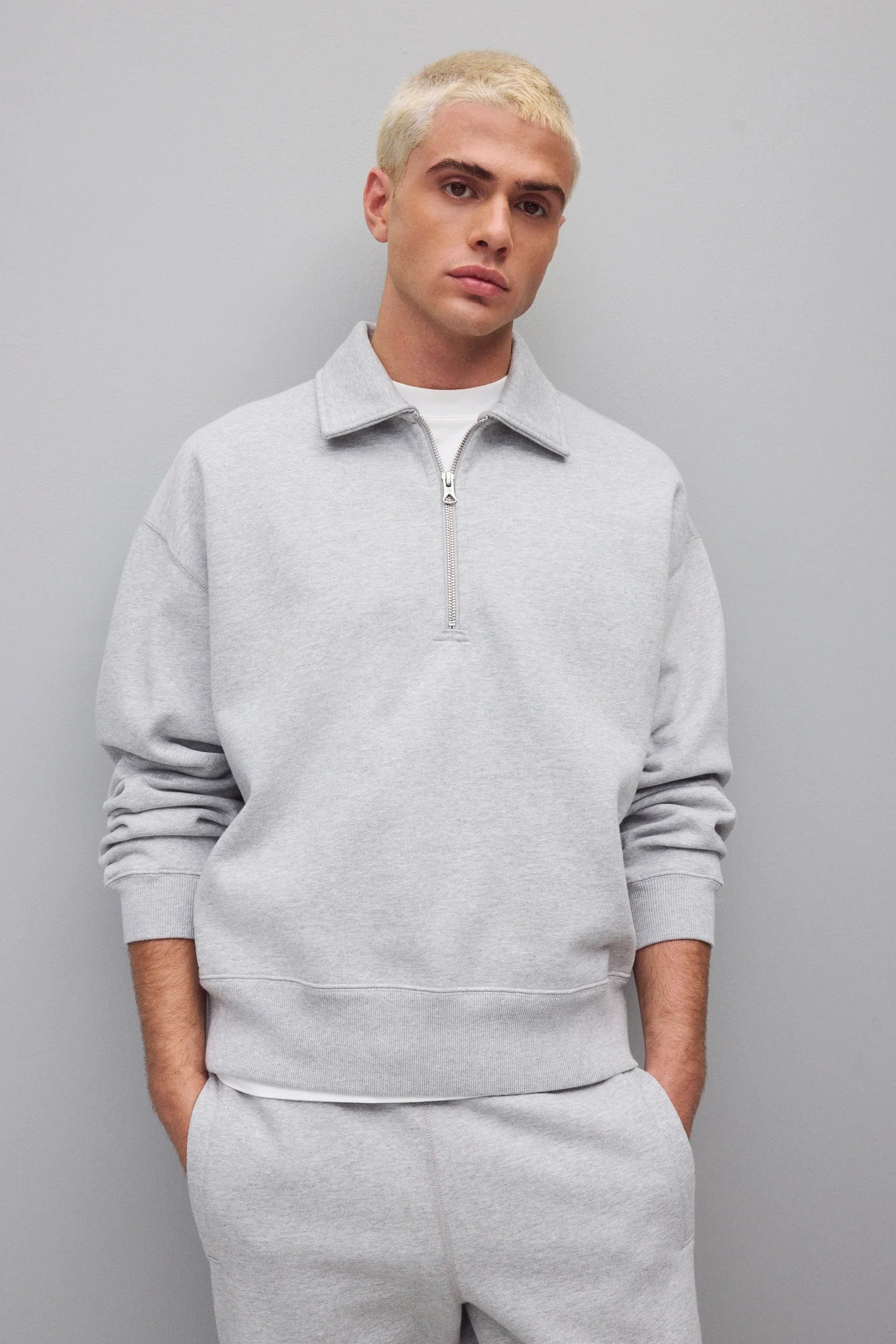 Brushed Fleece Relaxed Half Zip Sweatshirt Sweaters Reigning Champ
