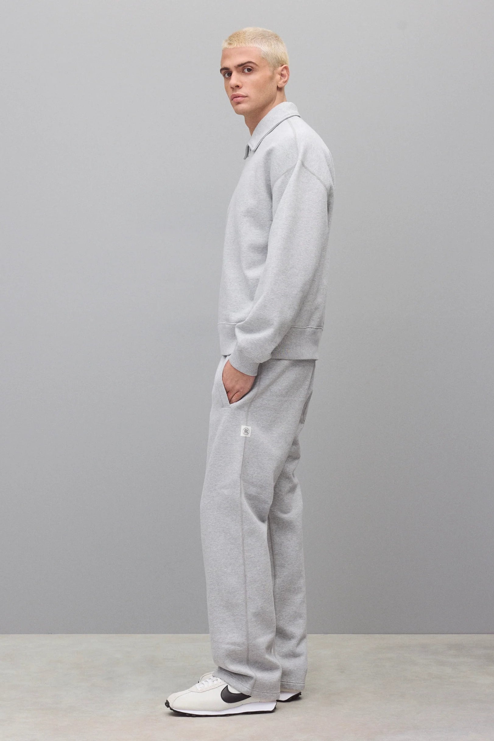 Brushed Fleece Relaxed Half Zip Sweatshirt Sweaters Reigning Champ