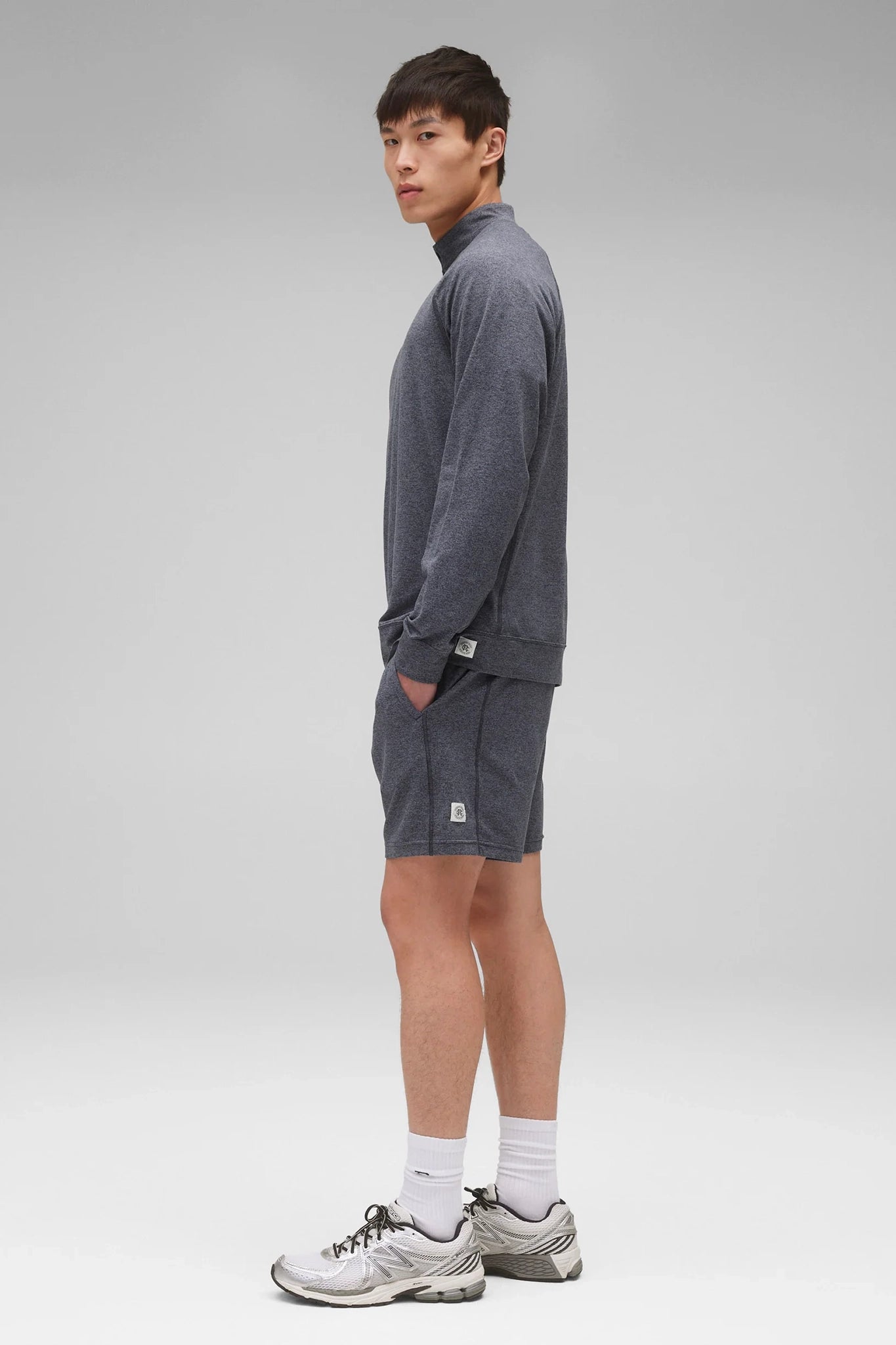 Brushed Jersey Recovery Standard Quarter Zip Sweaters Reigning Champ