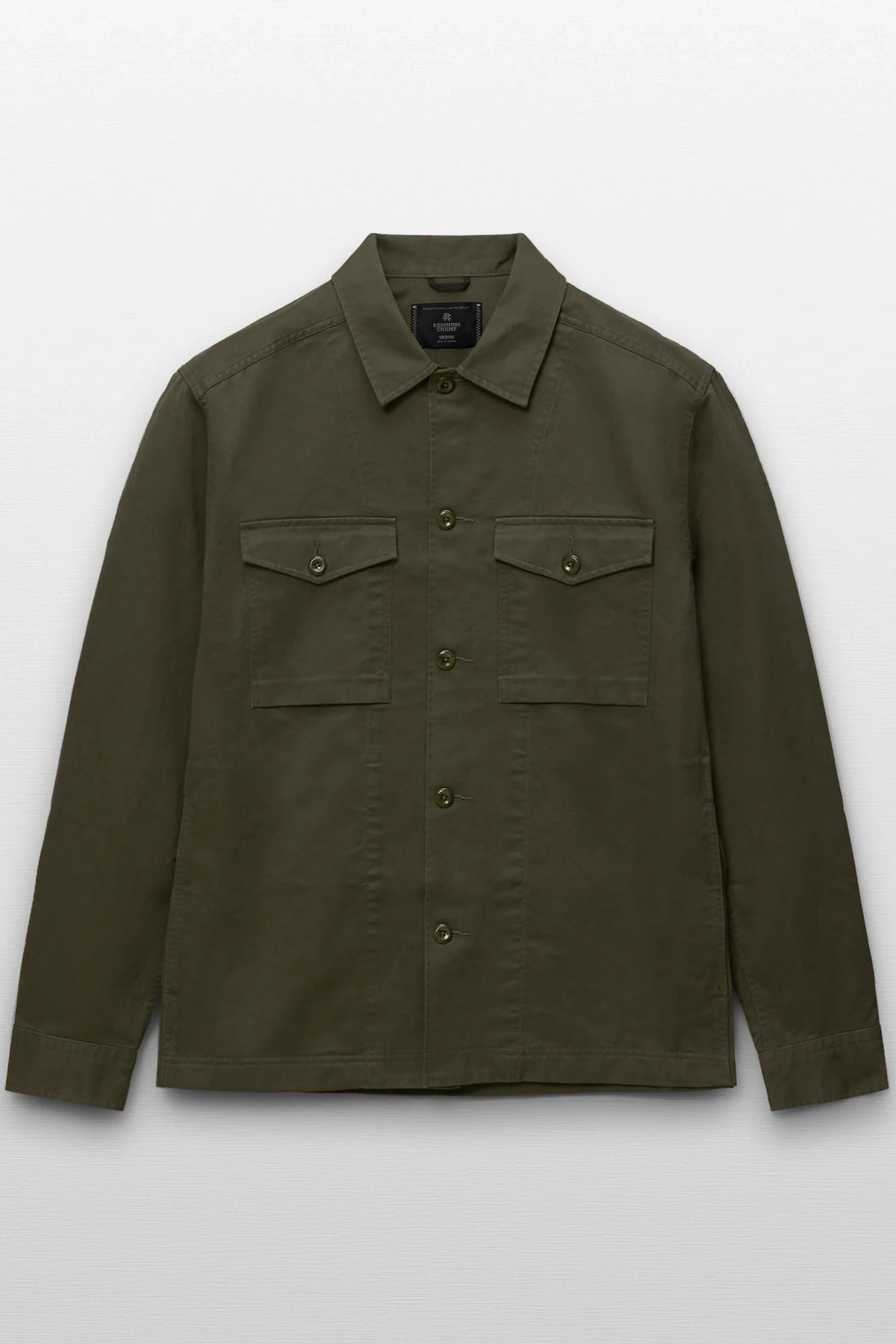 Cotton Chino Keeper Standard Overshirt Shirts Reigning Champ