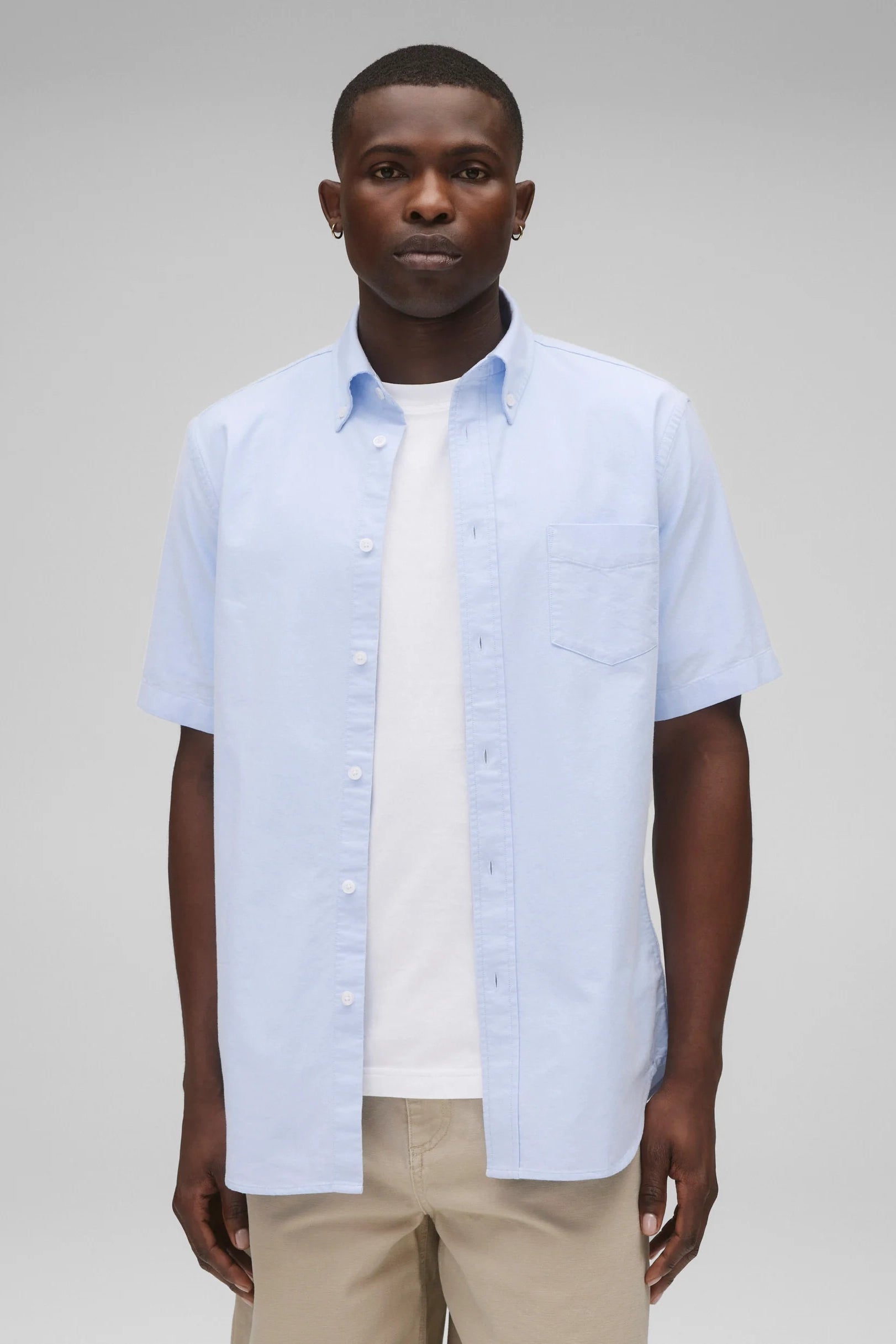 Cotton Oxford Prep Standard Short Sleeve Shirt Shirts Reigning Champ
