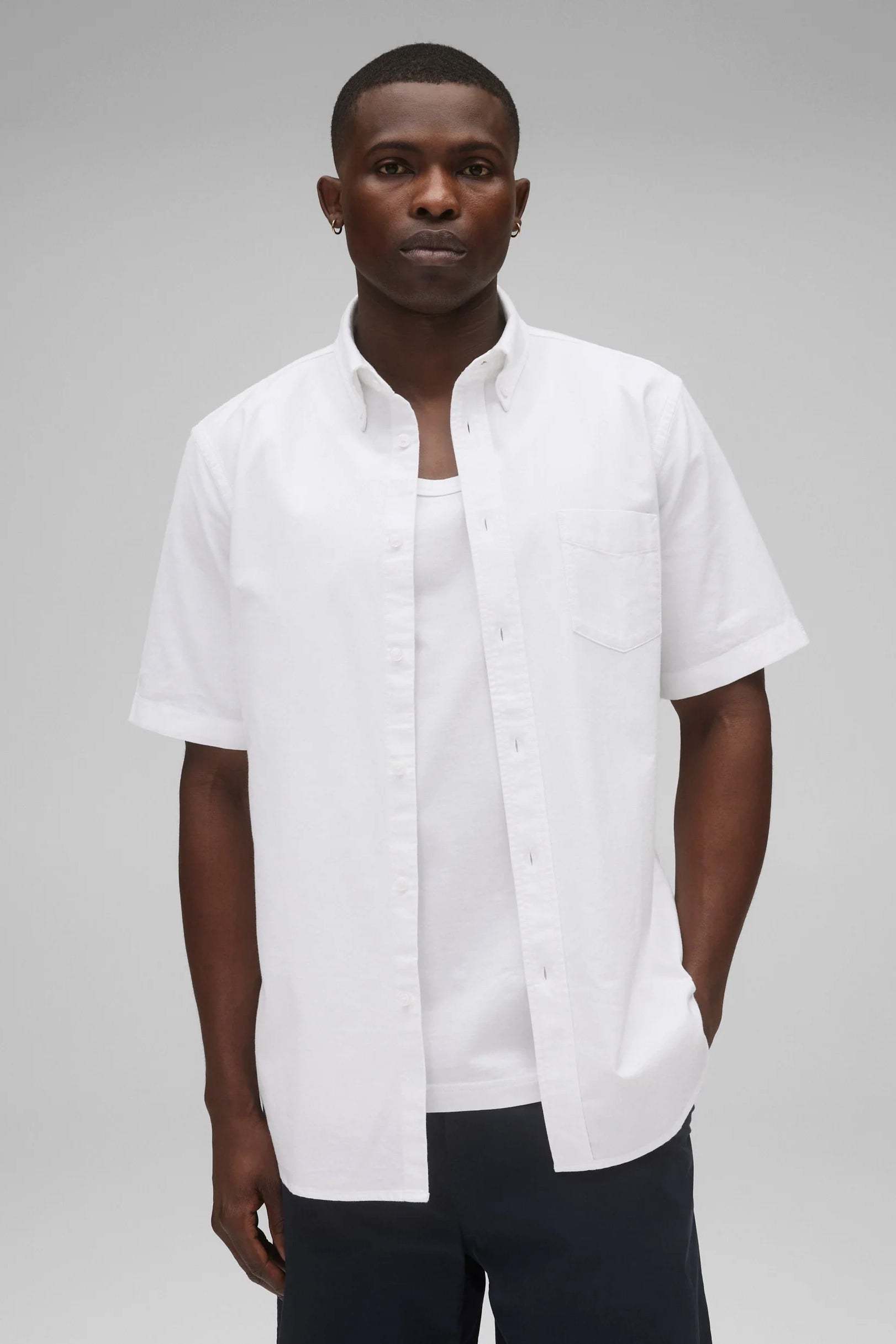Cotton Oxford Prep Standard Short Sleeve Shirt Shirts Reigning Champ