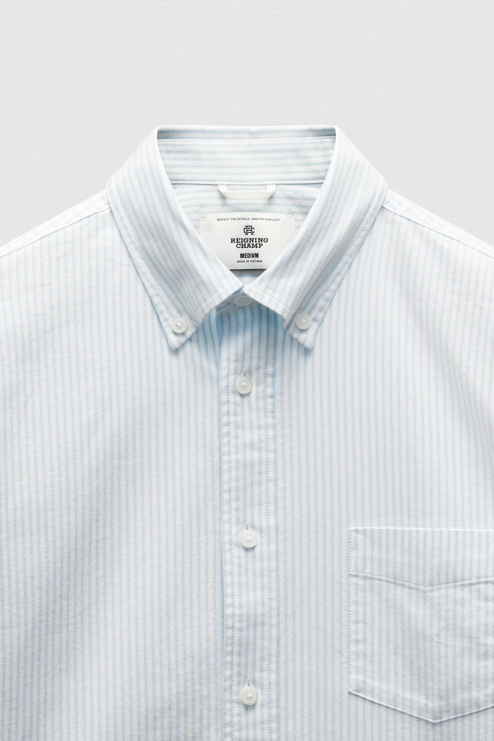 Cotton Oxford Prep Standard Short Sleeve Shirt Shirts Reigning Champ
