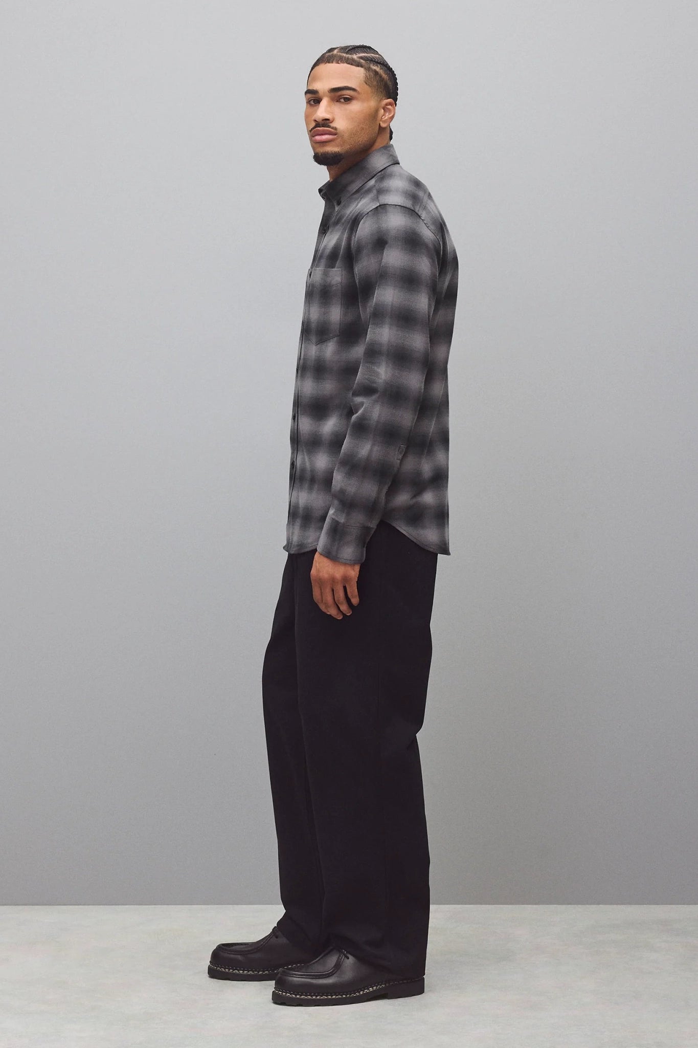 Cotton Plaid Site Standard Shirt Shirts Reigning Champ
