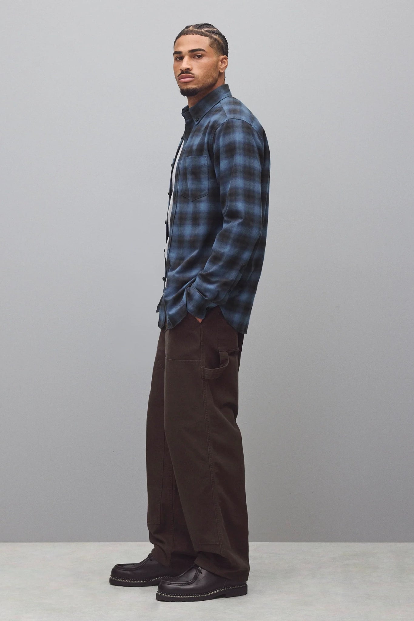 Cotton Plaid Site Standard Shirt Shirts Reigning Champ