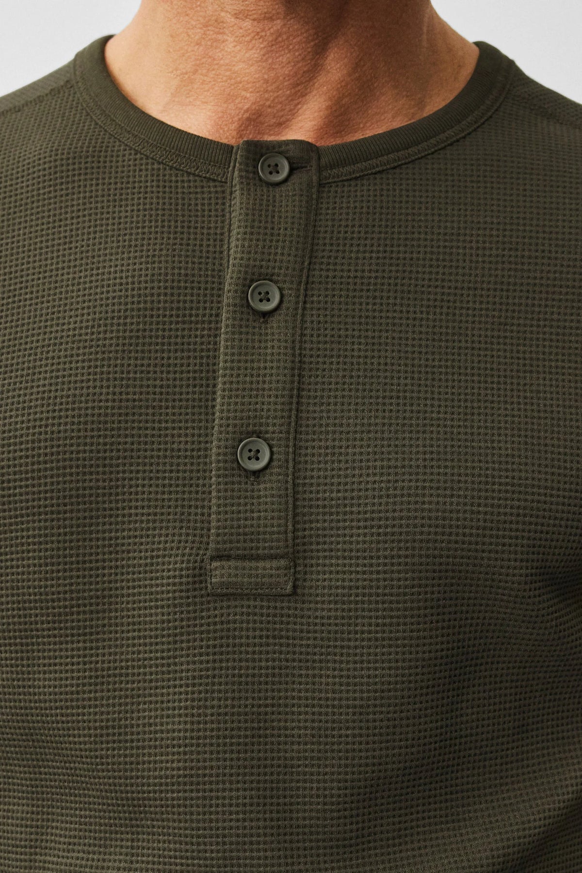 Lightweight Waffle Standard Henley T-Shirts Reigning Champ