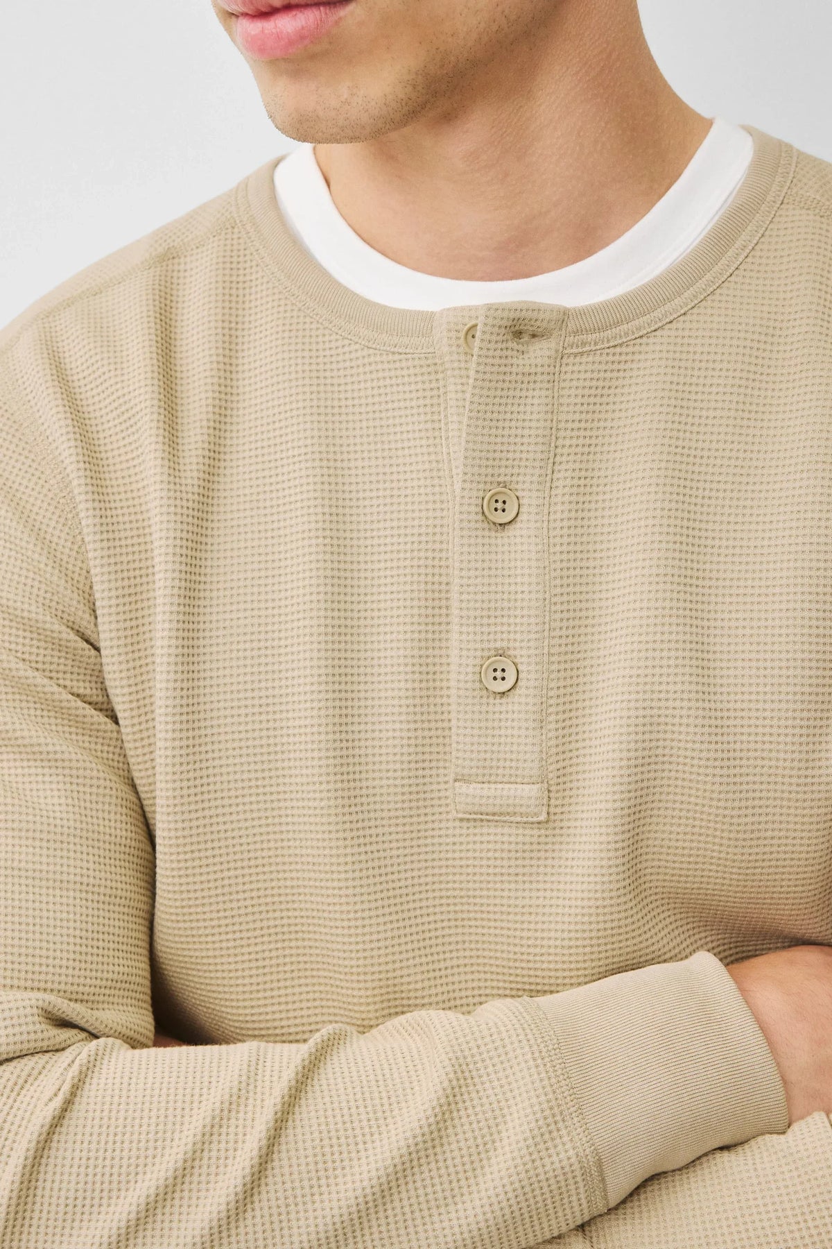 Lightweight Waffle Standard Henley T-Shirts Reigning Champ
