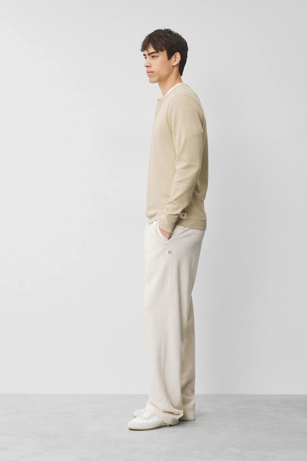Lightweight Waffle Standard Henley T-Shirts Reigning Champ