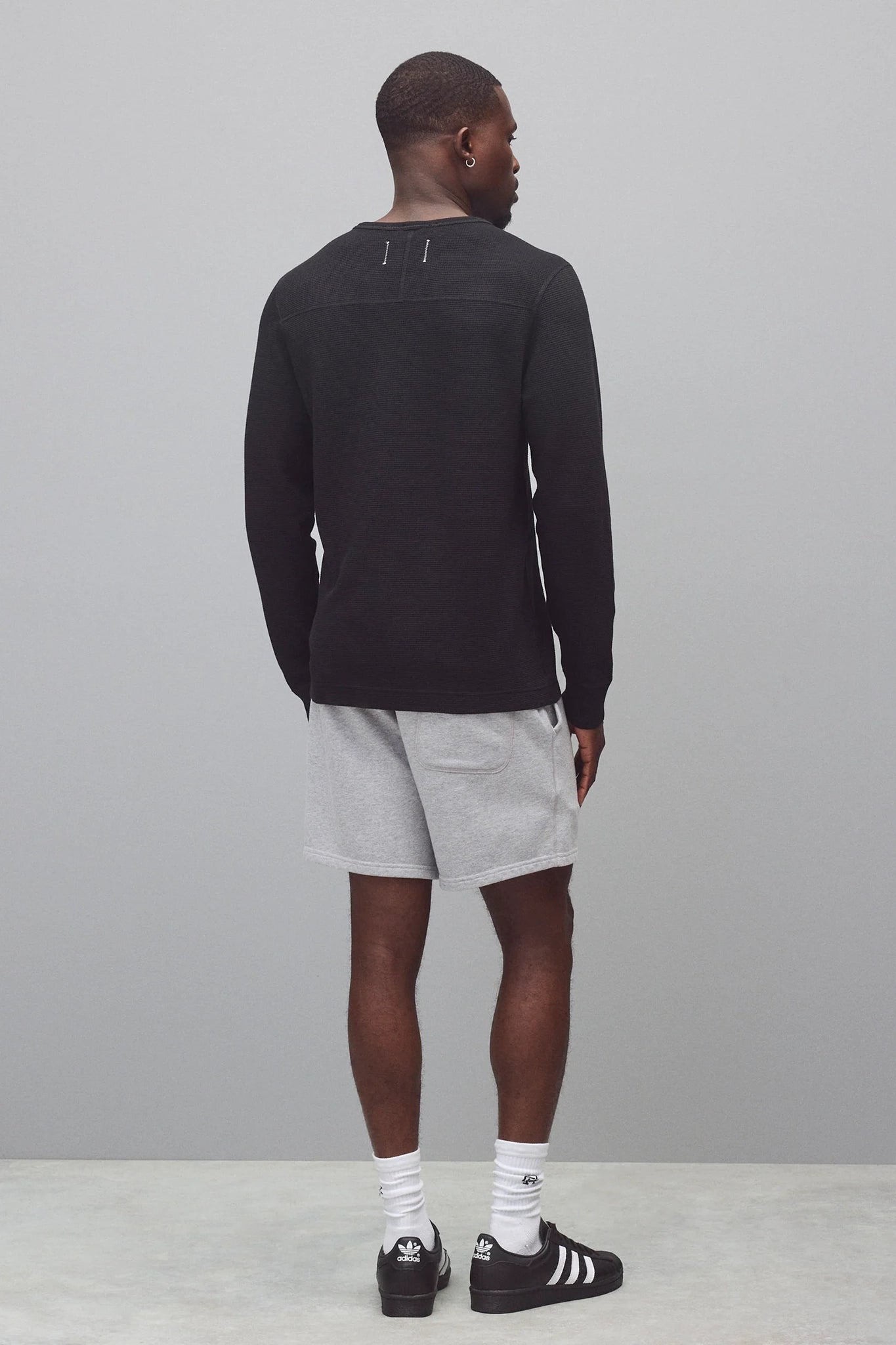 Lightweight Waffle Standard Long Sleeve T-Shirts Reigning Champ