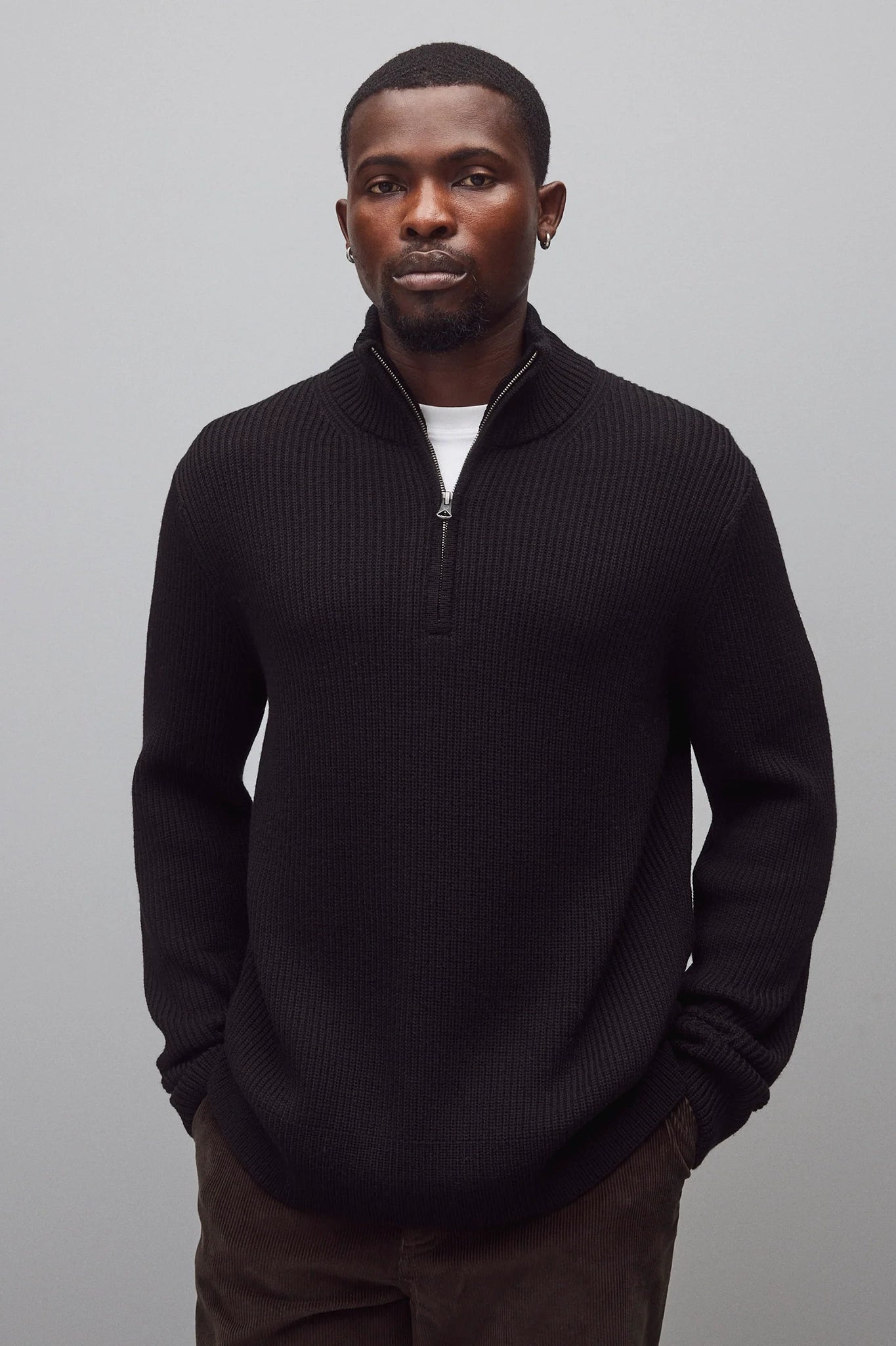 Merino Rib Vinnie Quarter Zip Sweaters Reigning Champ