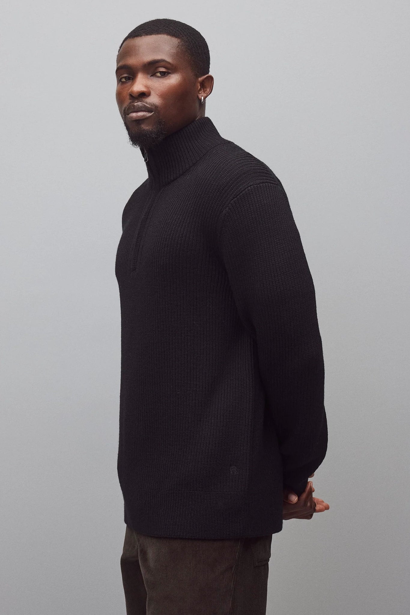 Merino Rib Vinnie Quarter Zip Sweaters Reigning Champ