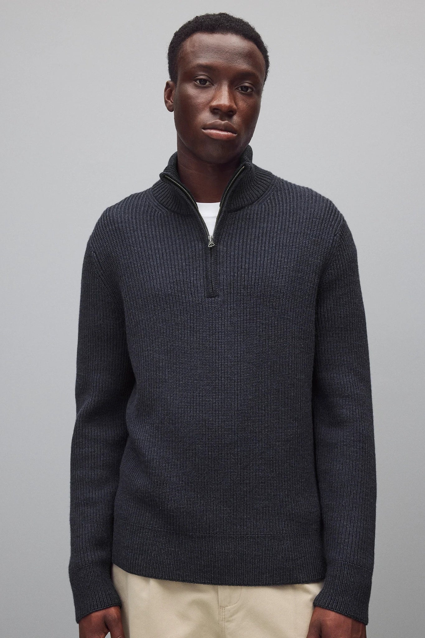 Merino Rib Vinnie Quarter Zip Sweaters Reigning Champ