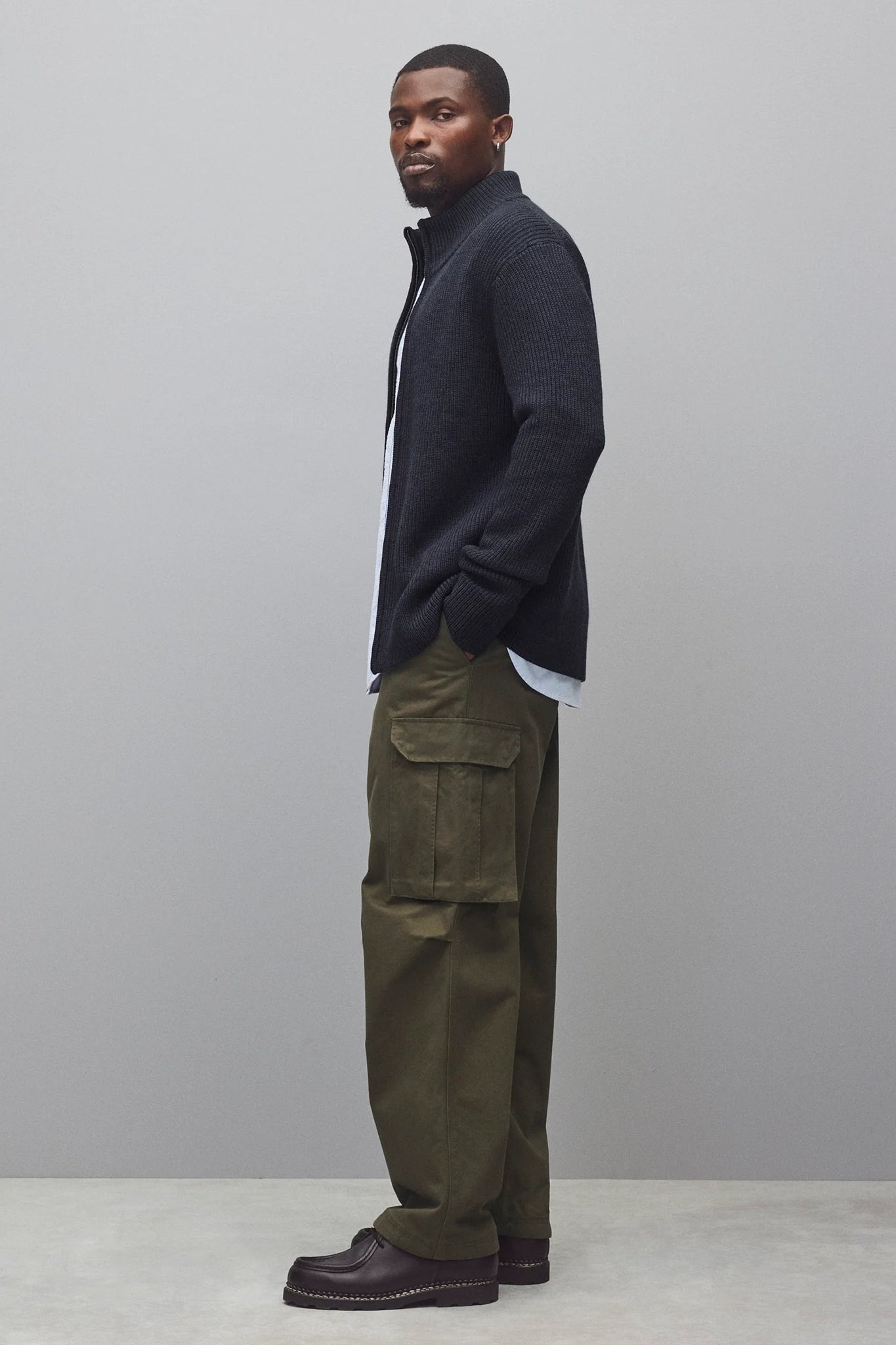 Merino Rib Vinnie Track Jacket Sweaters Reigning Champ