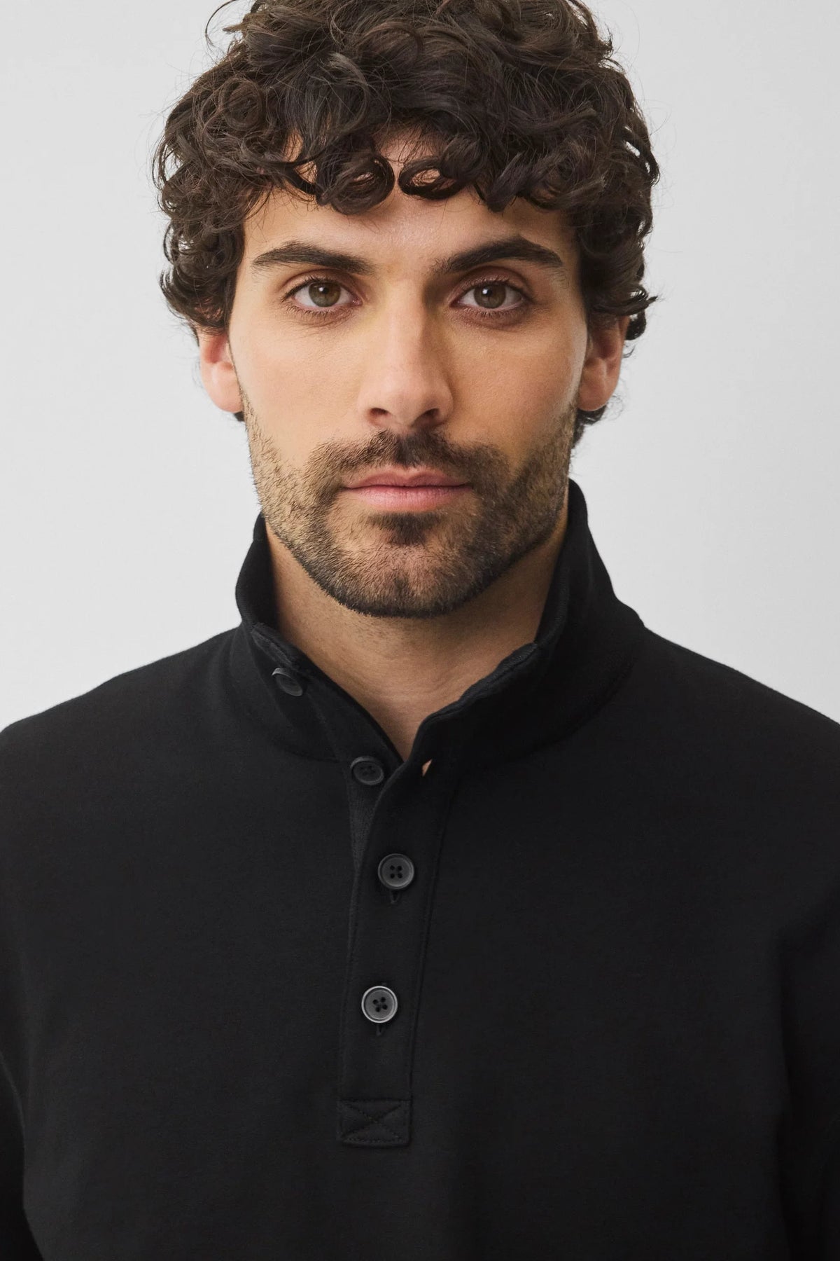 Midweight Terry Standard Button Mockneck Sweaters Reigning Champ
