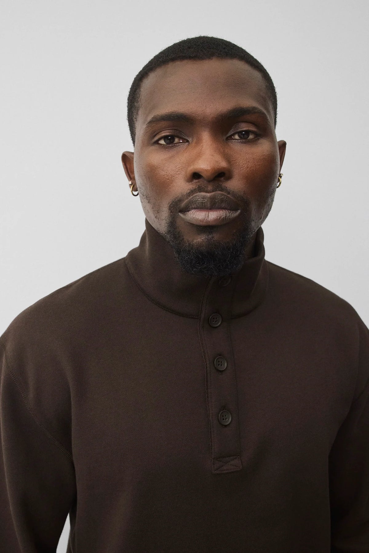 Midweight Terry Standard Button Mockneck Sweaters Reigning Champ
