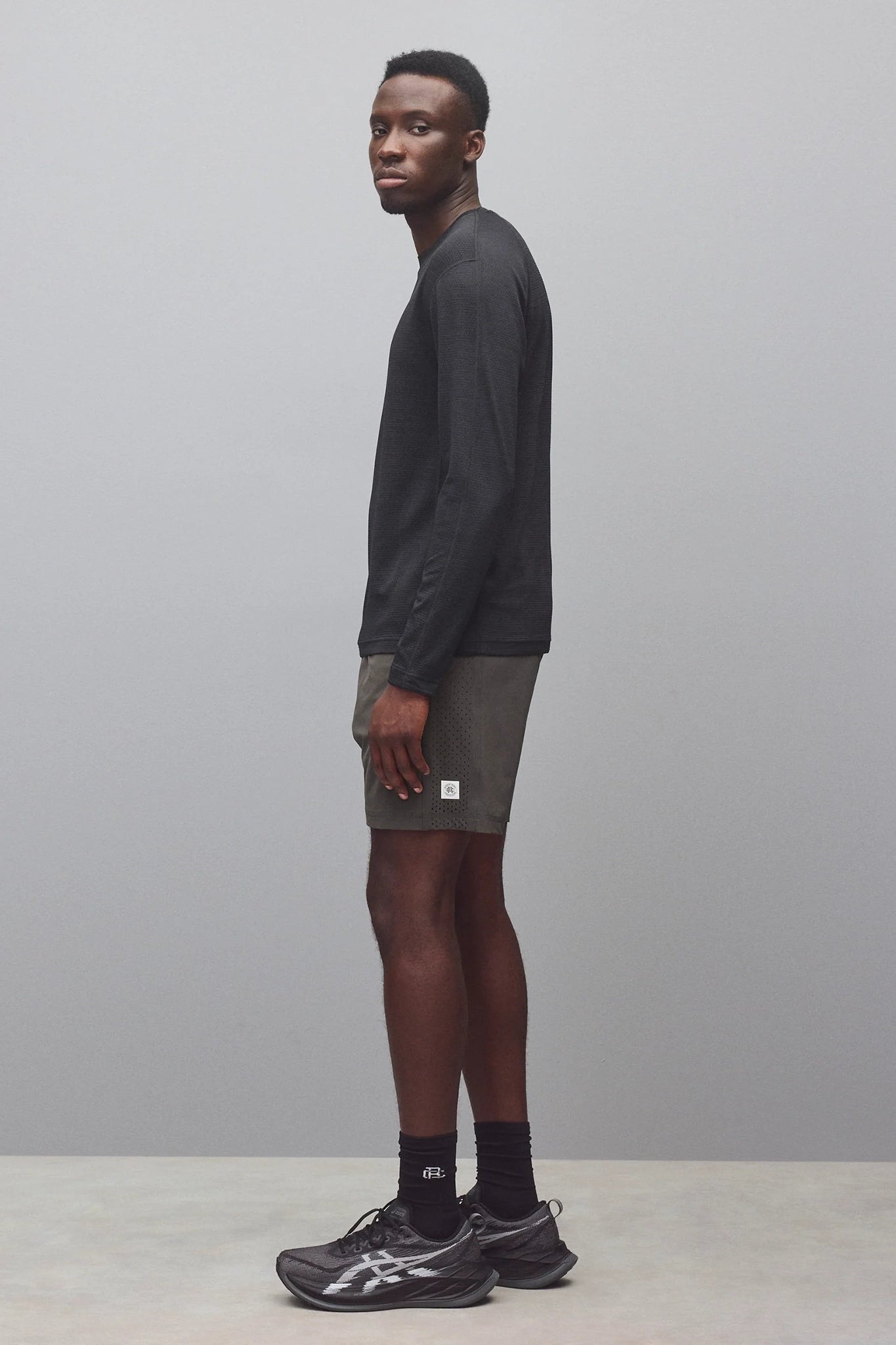 Solotex Mesh Tiebreak Standard Long Sleeve T-Shirts Reigning Champ