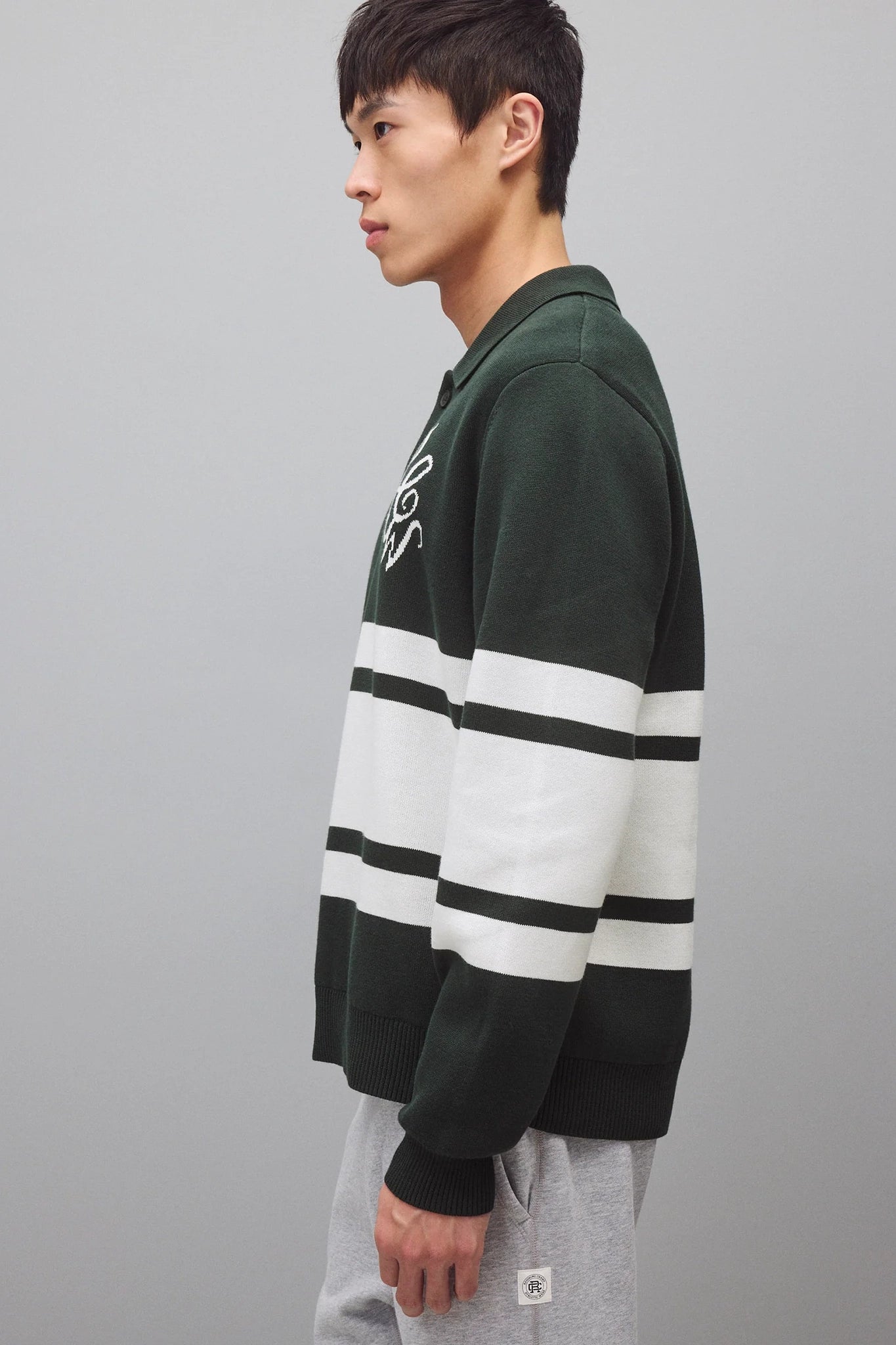 Supima Double Knit RCAW Rugby Sweater Sweaters Reigning Champ