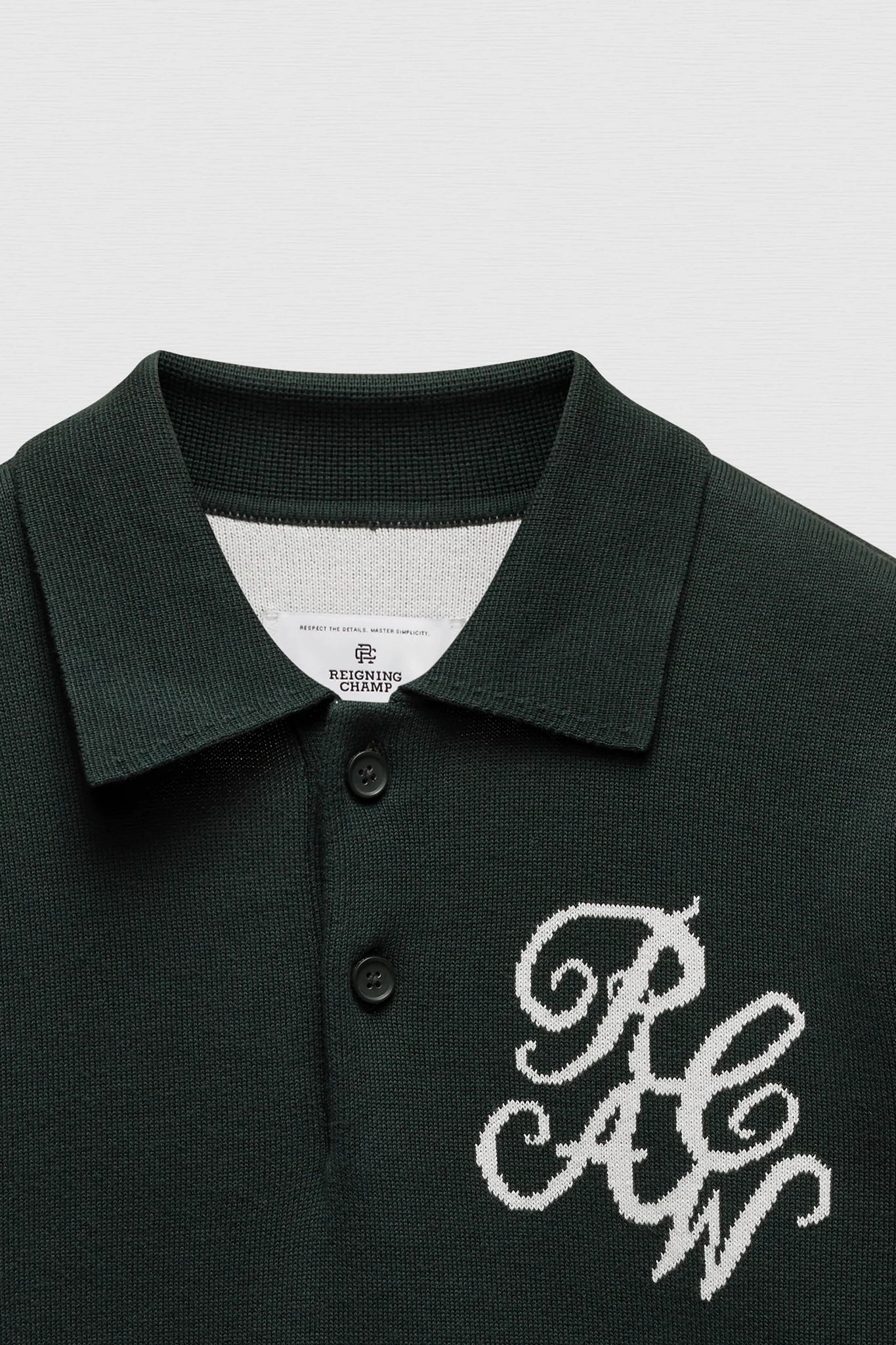 Supima Double Knit RCAW Rugby Sweater Sweaters Reigning Champ