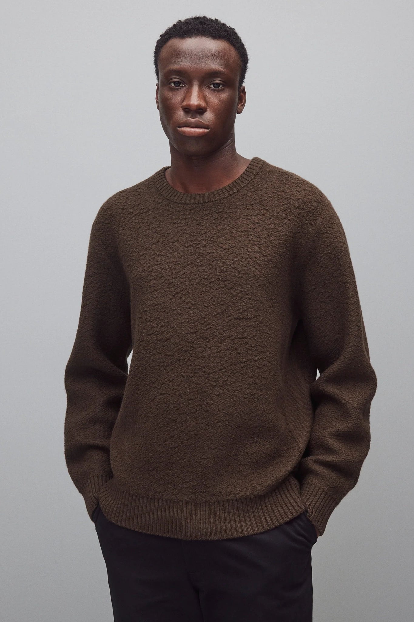Textured Boucle Turf Crewneck Sweaters Reigning Champ