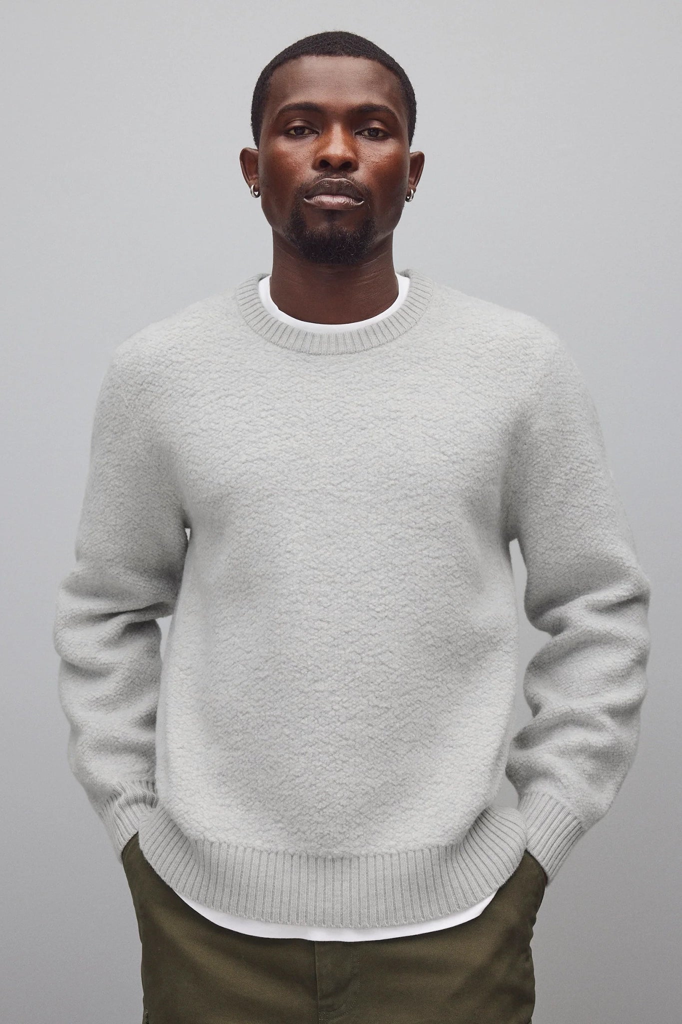 Textured Boucle Turf Crewneck Sweaters Reigning Champ